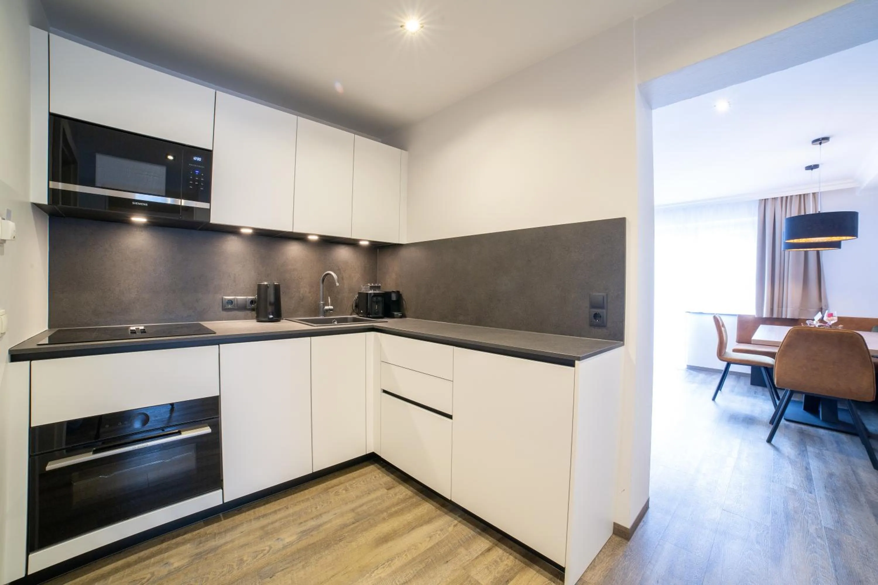 kitchen in Hotel Alpenblick