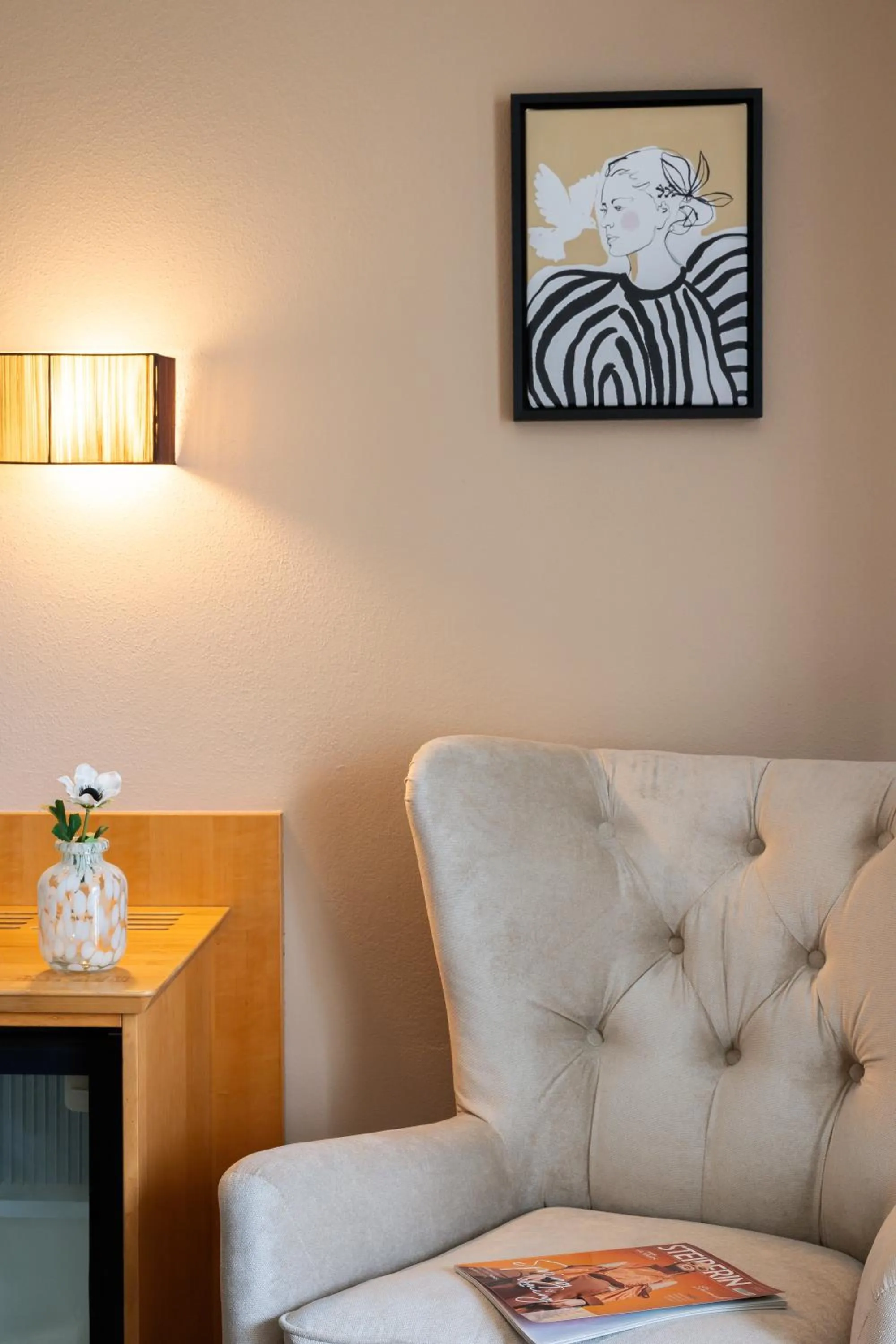 Decorative detail in Hotel Albizia