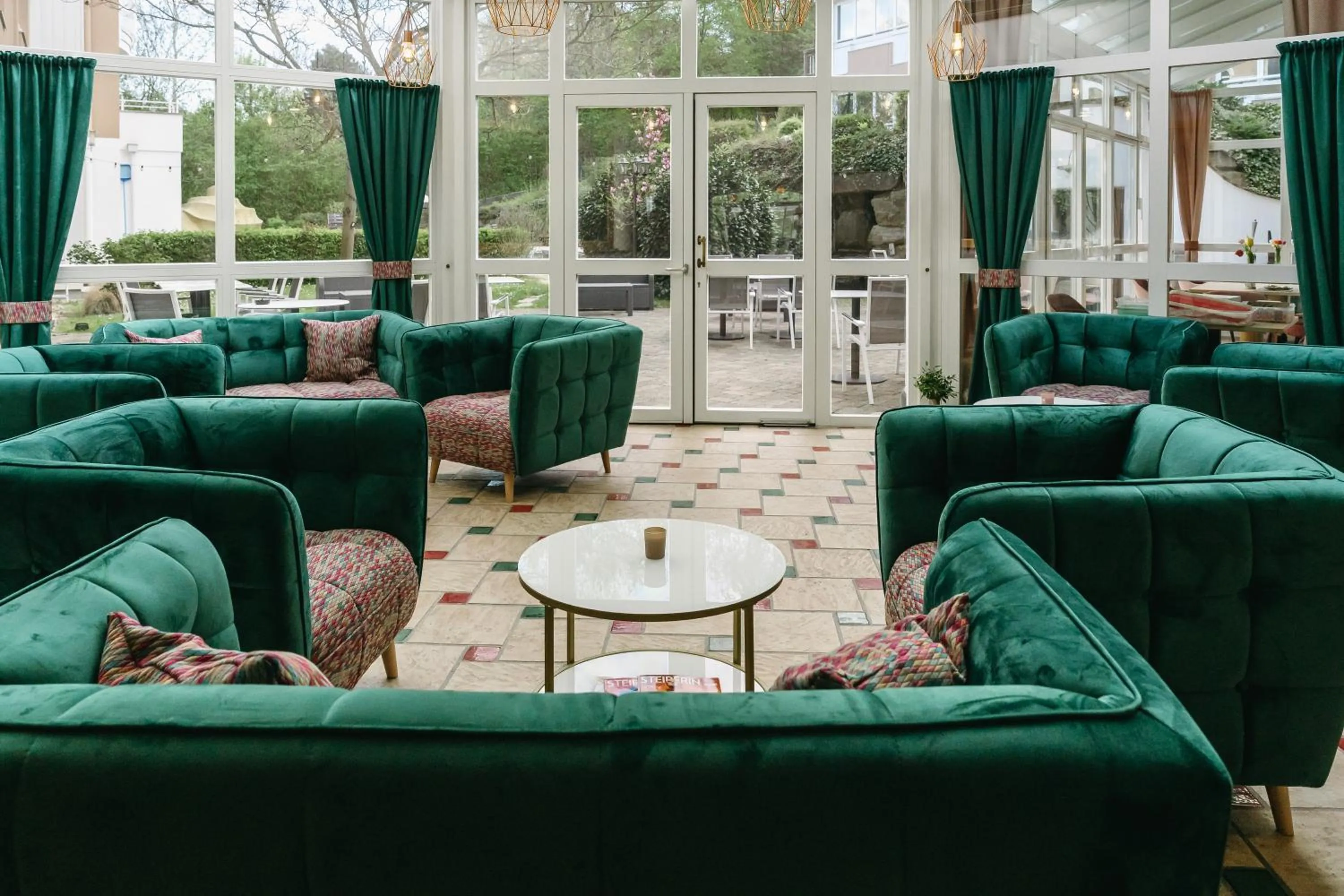 Patio in Hotel Albizia