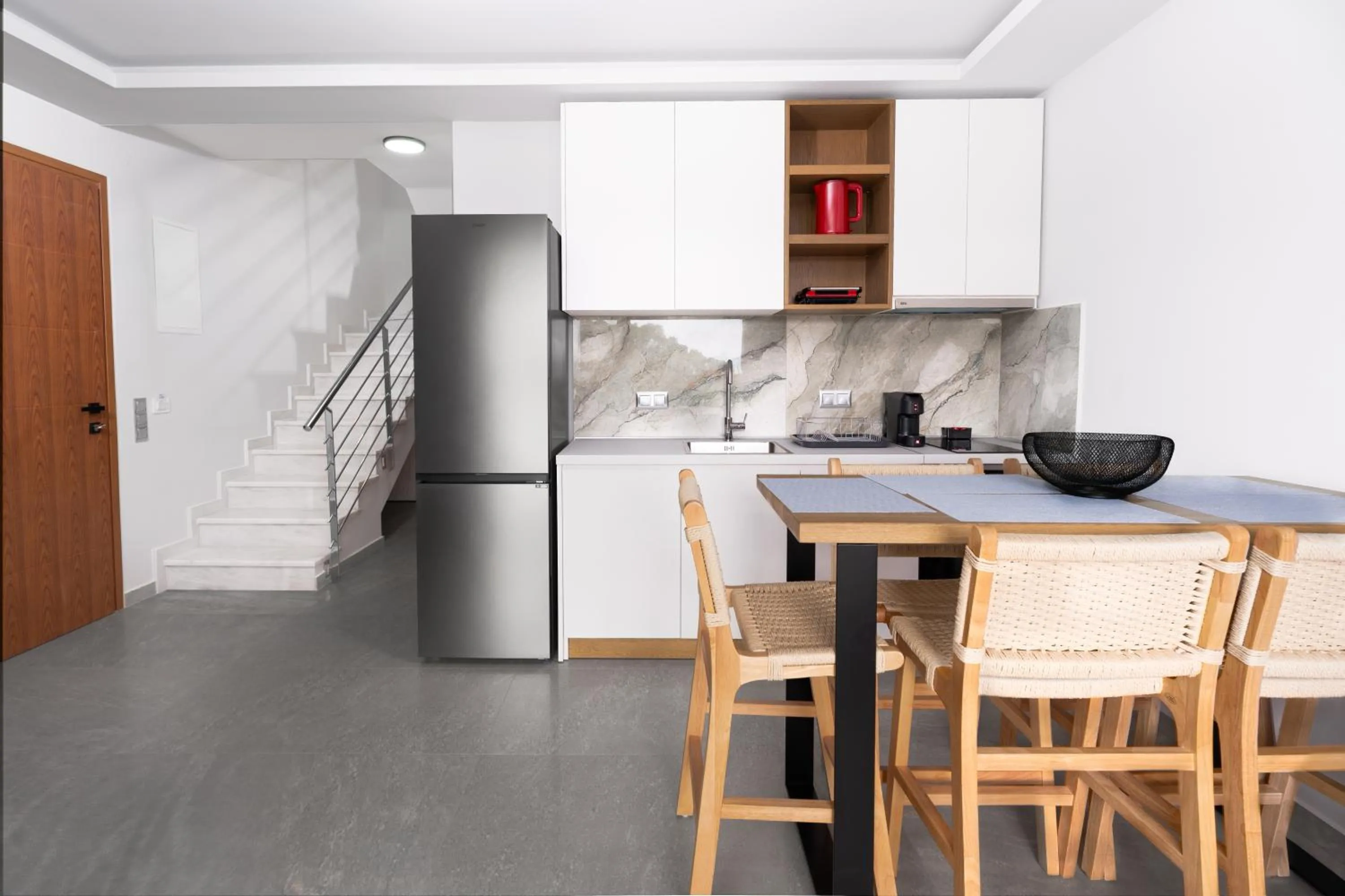 Kitchen or kitchenette in Terra Olivia Luxury Villas and Suites