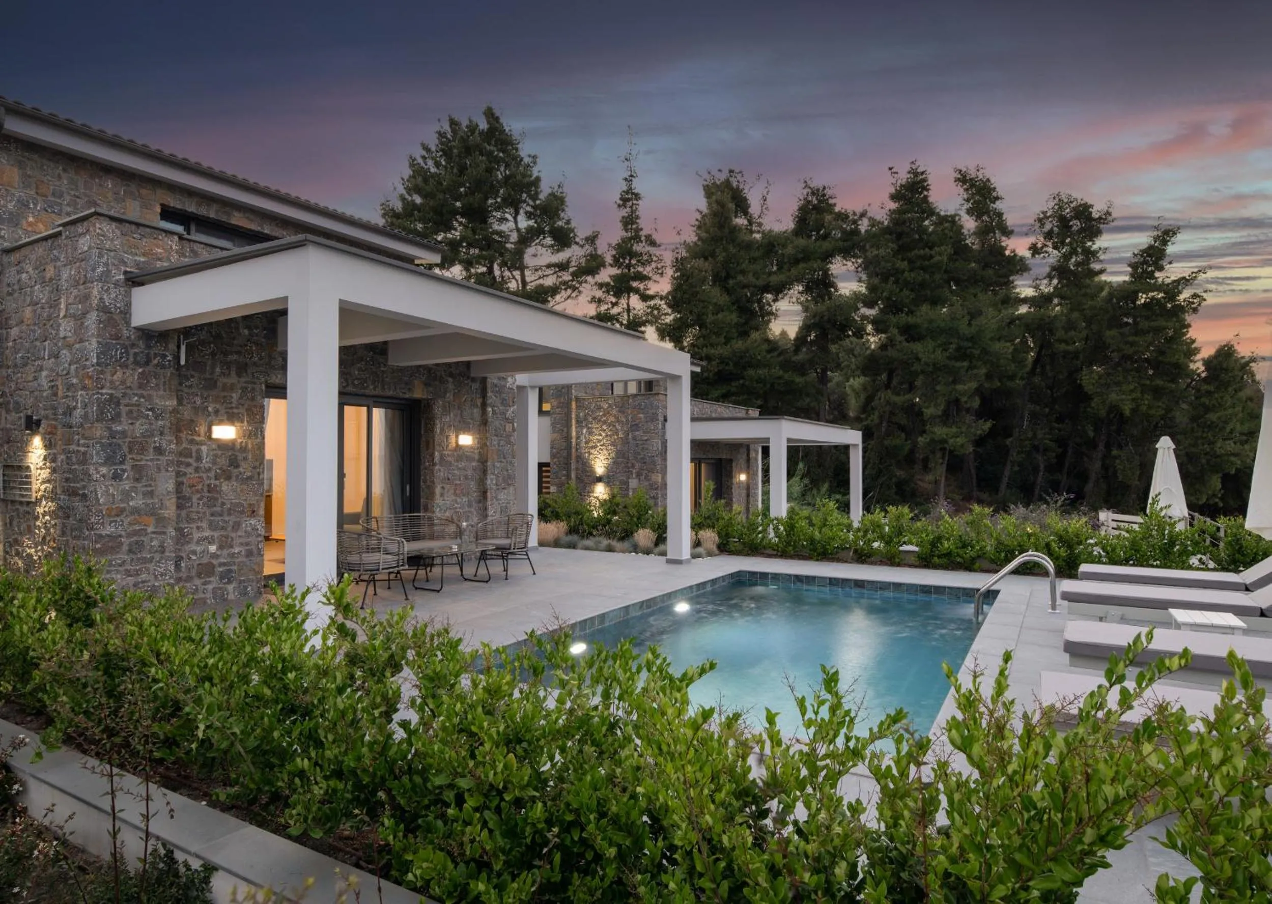 Swimming pool in Terra Olivia Luxury Villas and Suites