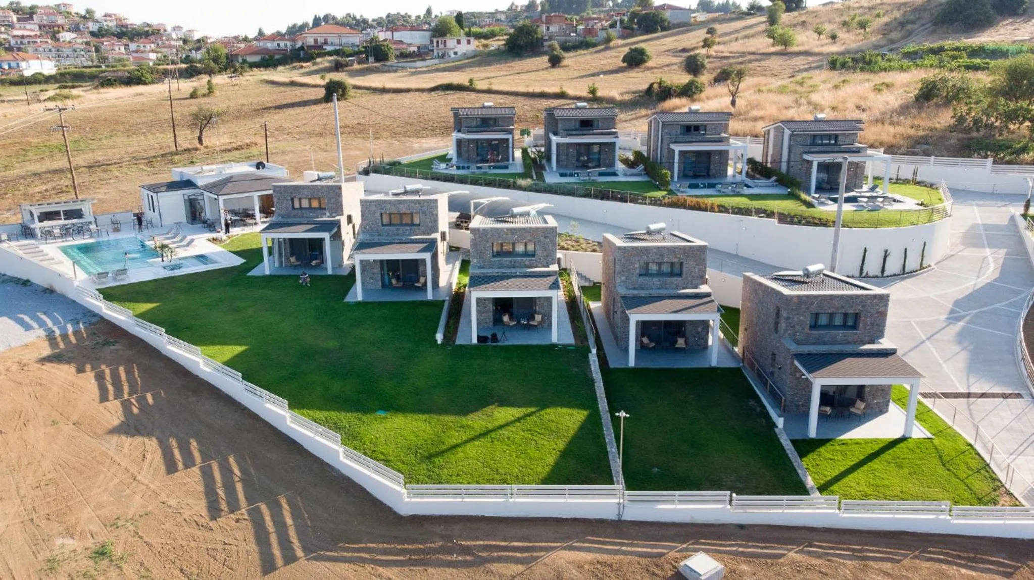 Bird's eye view in Terra Olivia Luxury Villas and Suites