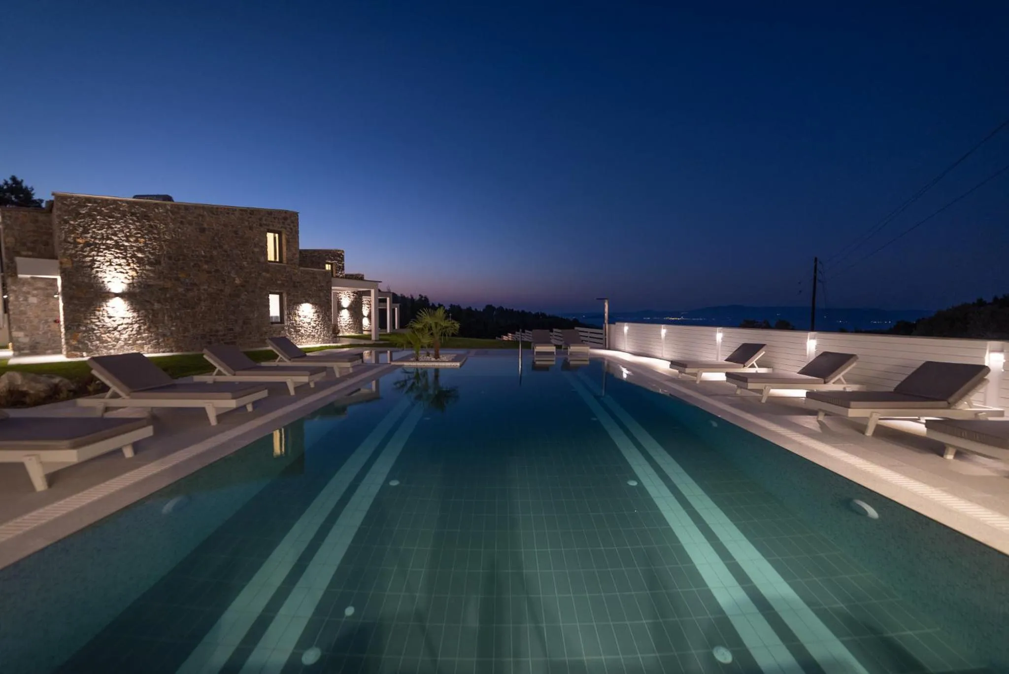Swimming pool in Terra Olivia Luxury Villas and Suites