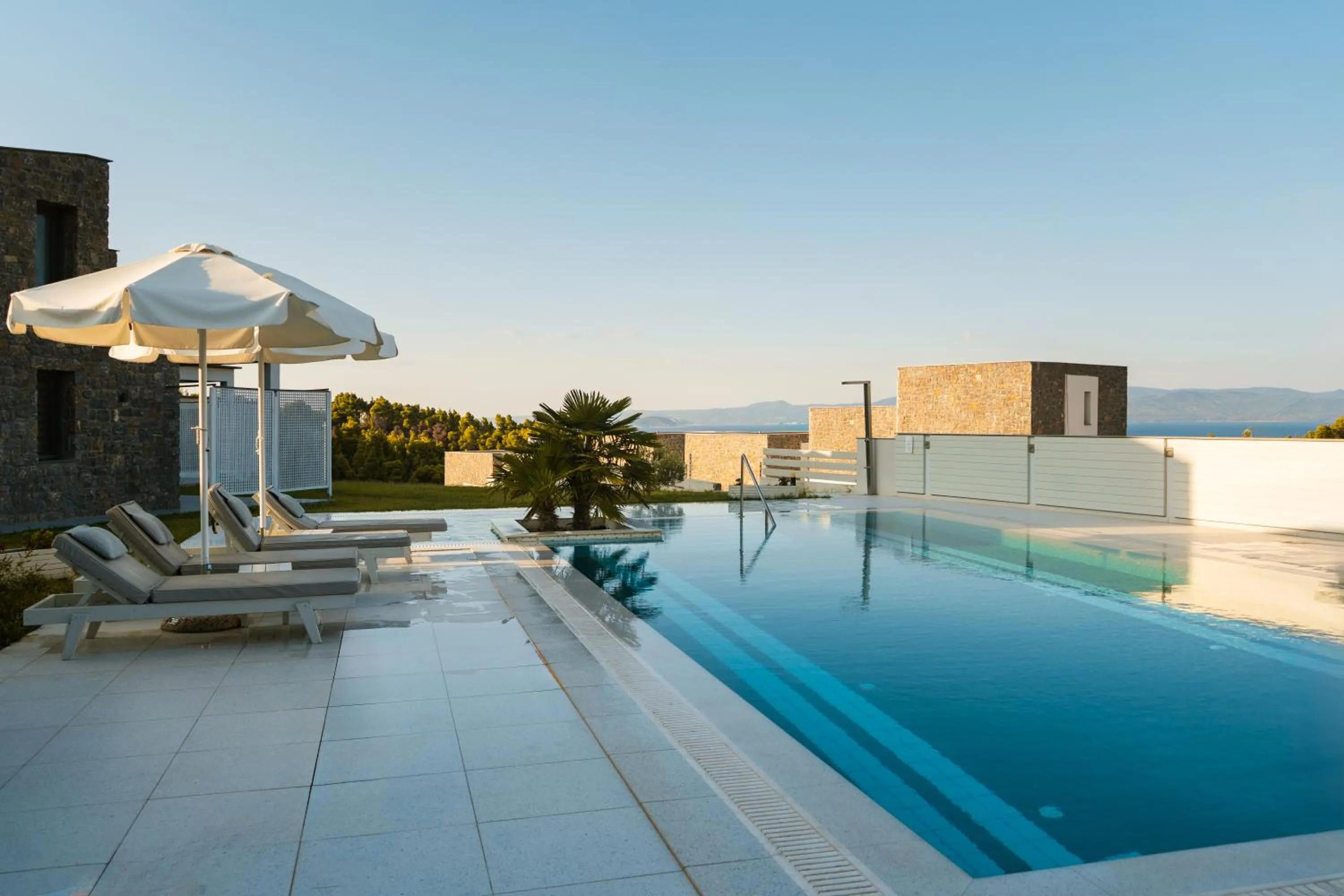 Pool view in Terra Olivia Luxury Villas and Suites