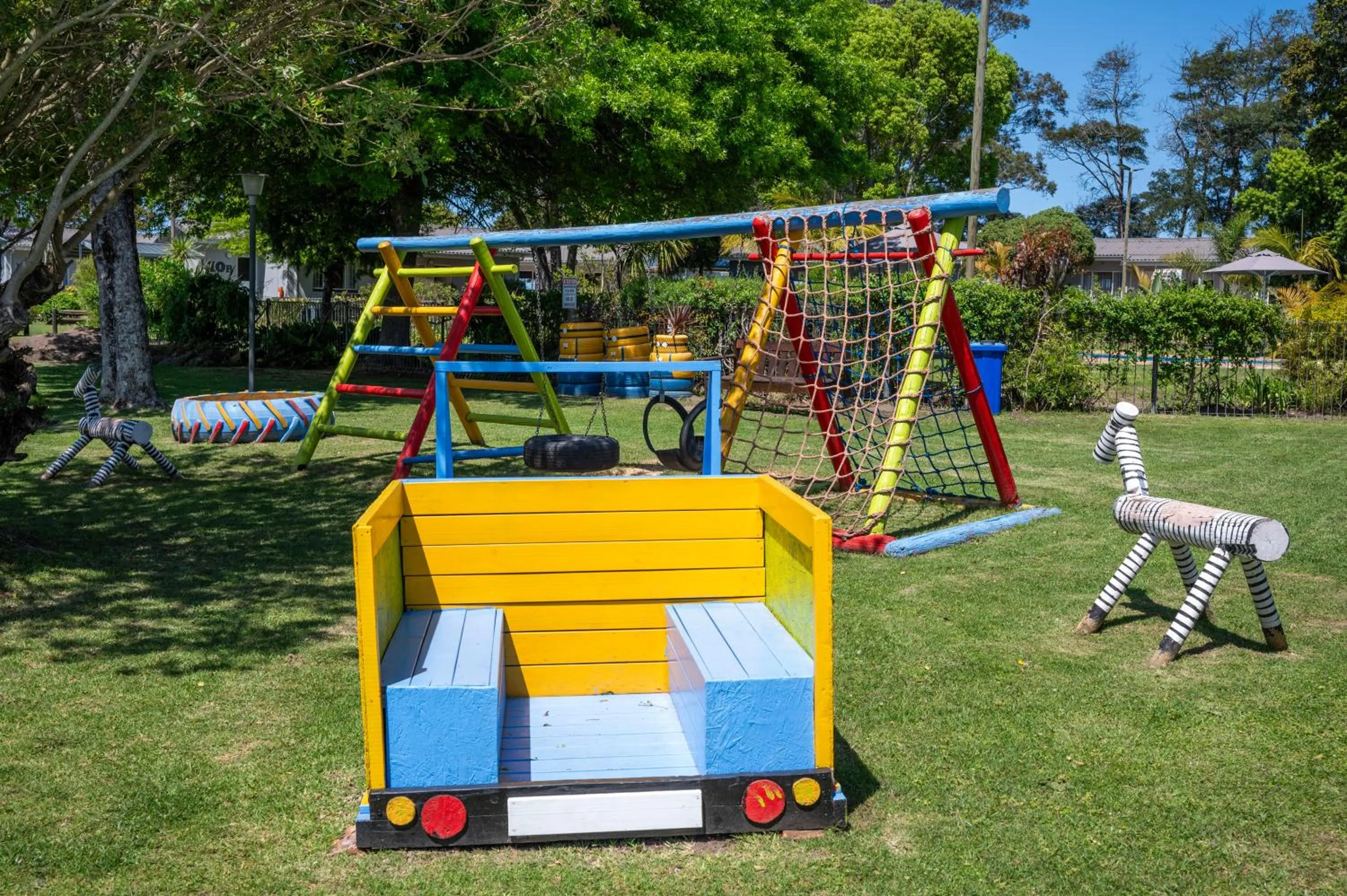 Children play ground in Pine Lodge George