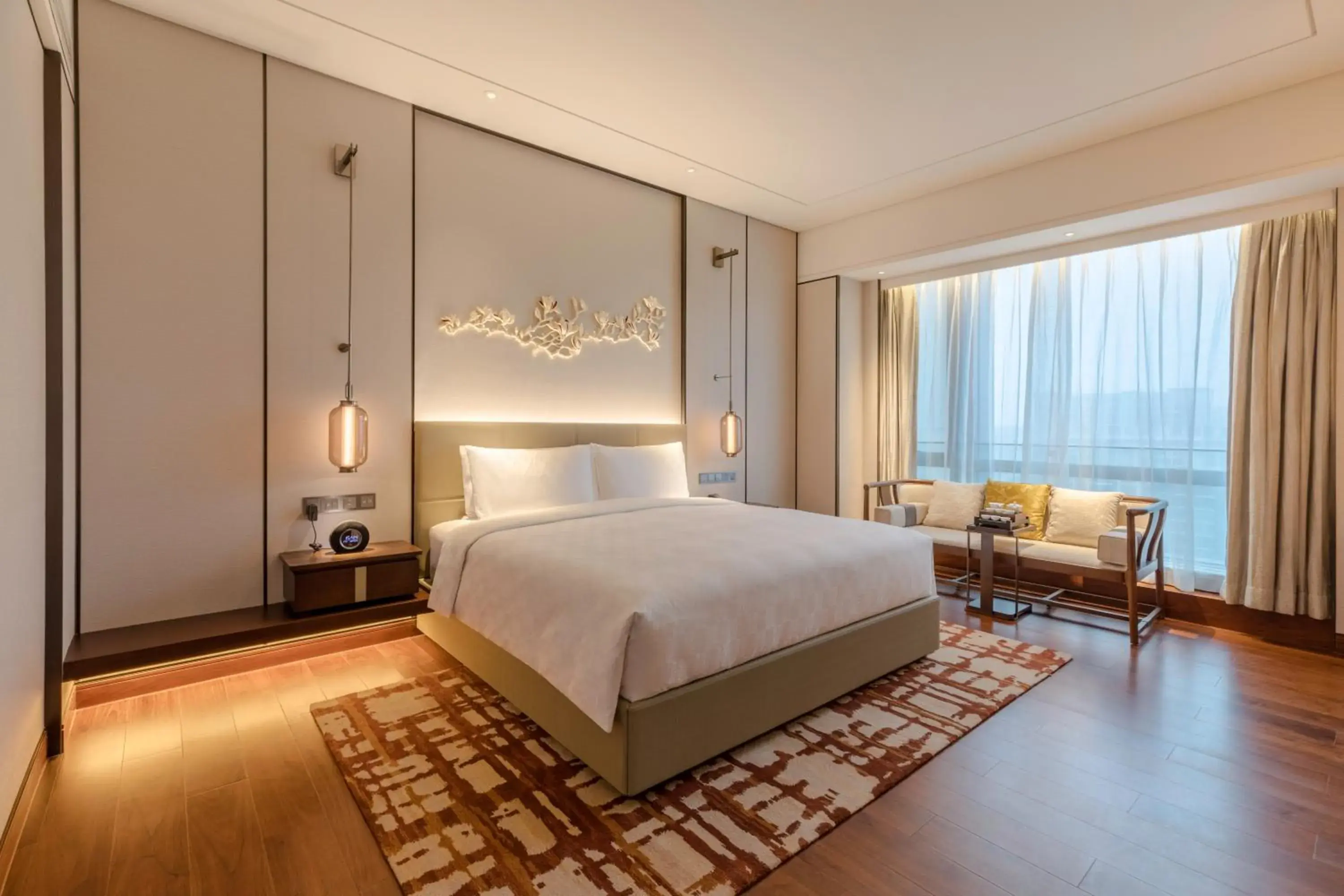 Bed in HUALUXE Beijing Xinan Bed in HUALUXE Beijing Xinan