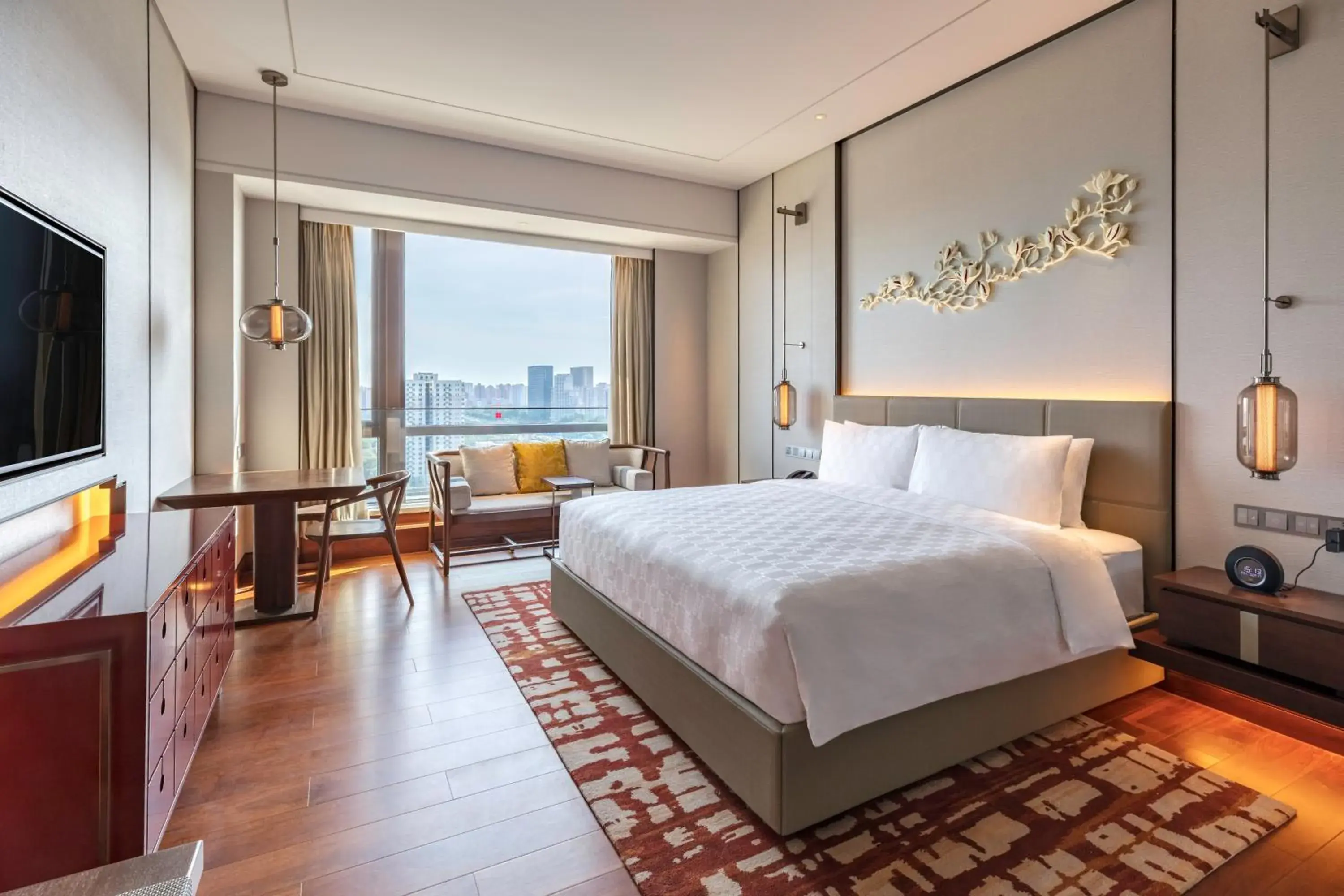 Photo of the whole room, Bed in HUALUXE Beijing Xinan Photo of the whole room, Bed in HUALUXE Beijing Xinan