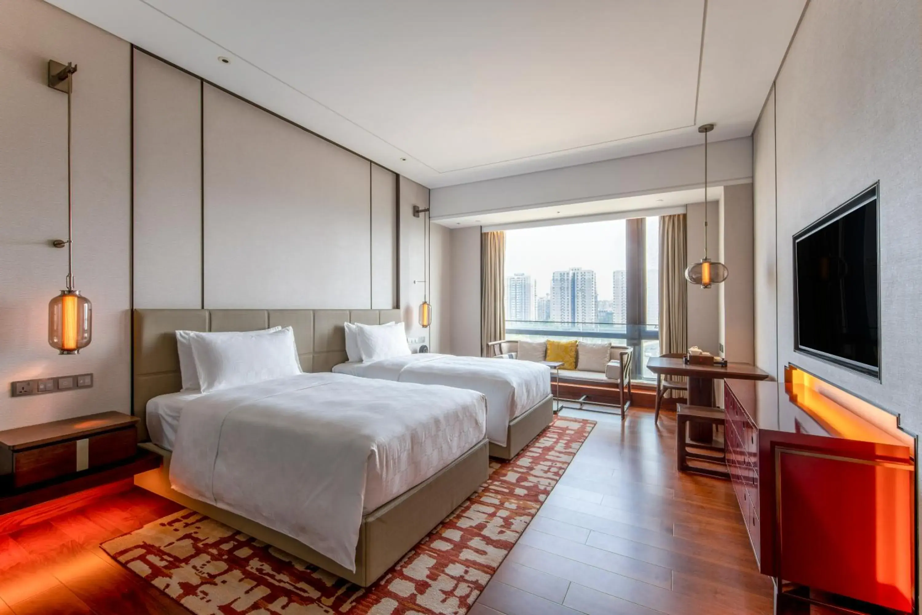 Standard Twin Room - Lounge Access in HUALUXE Beijing Xinan Standard Twin Room - Lounge Access in HUALUXE Beijing Xinan