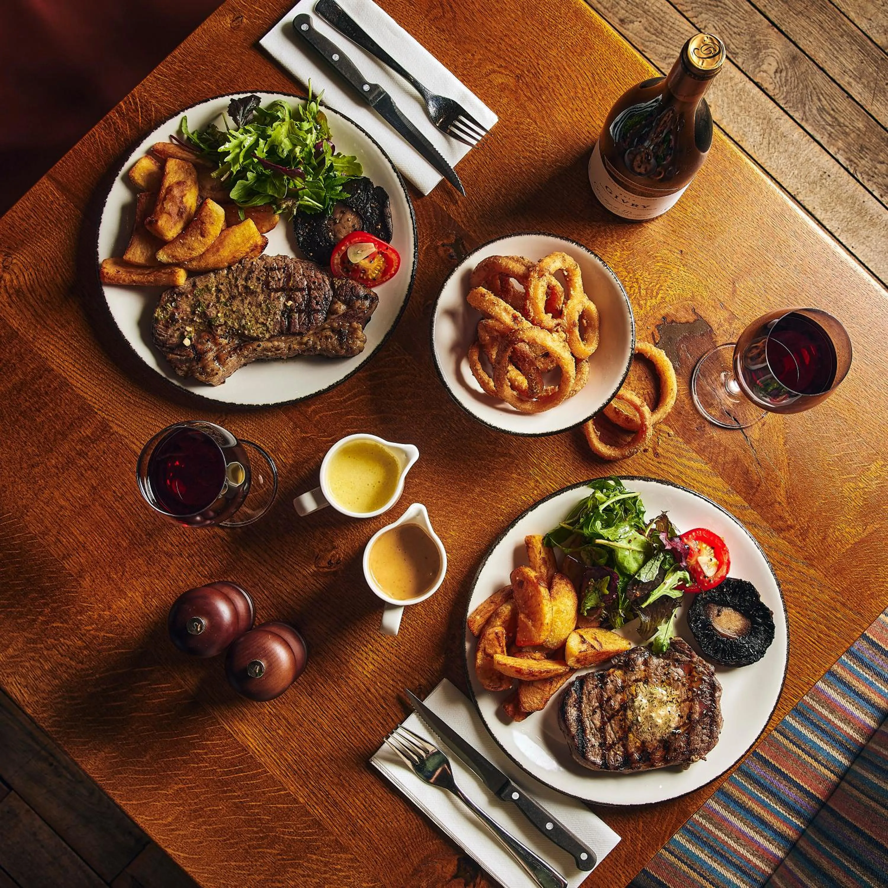 Food close-up in Sandburn Hall