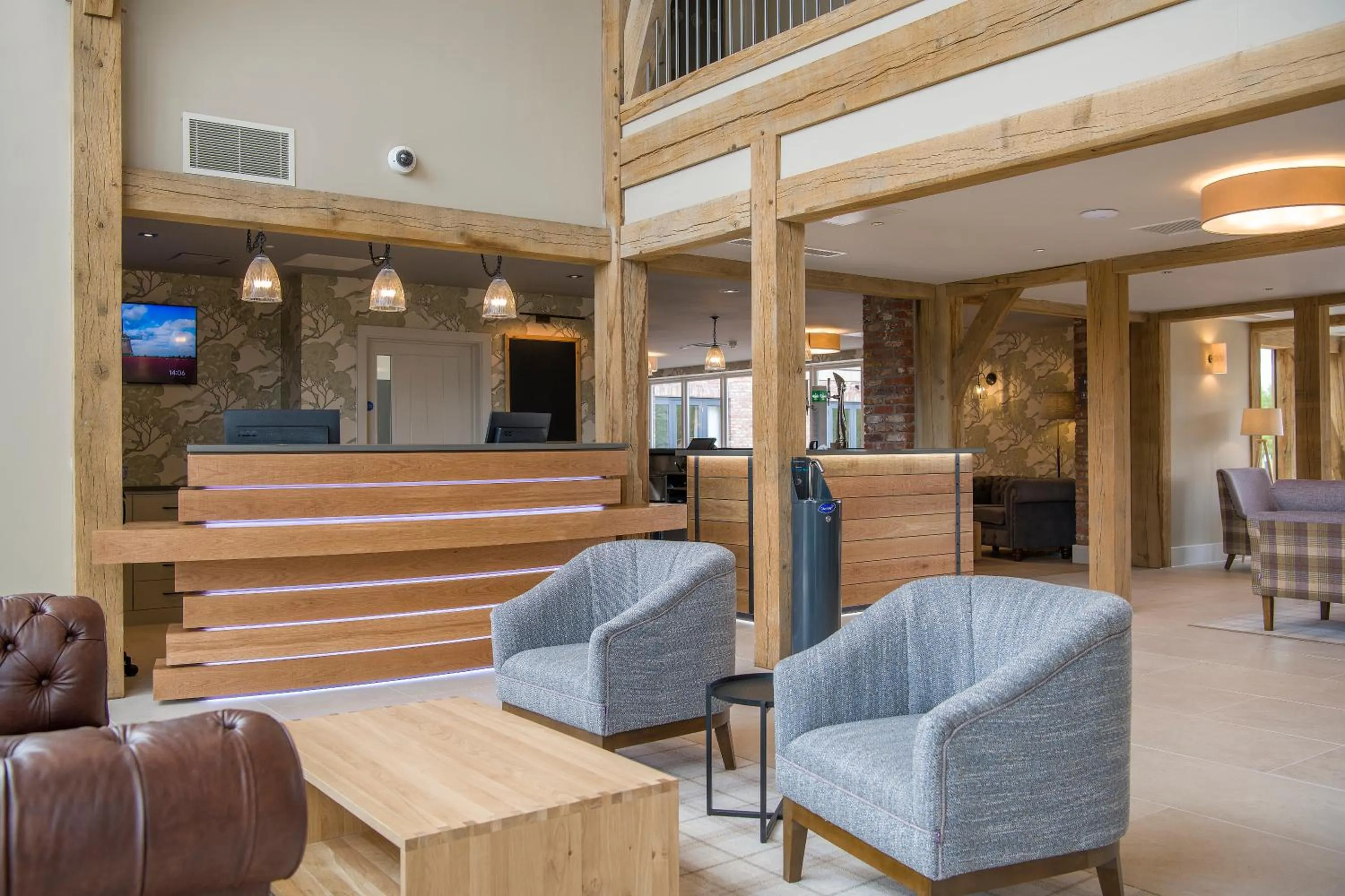 Lobby or reception in Sandburn Hall