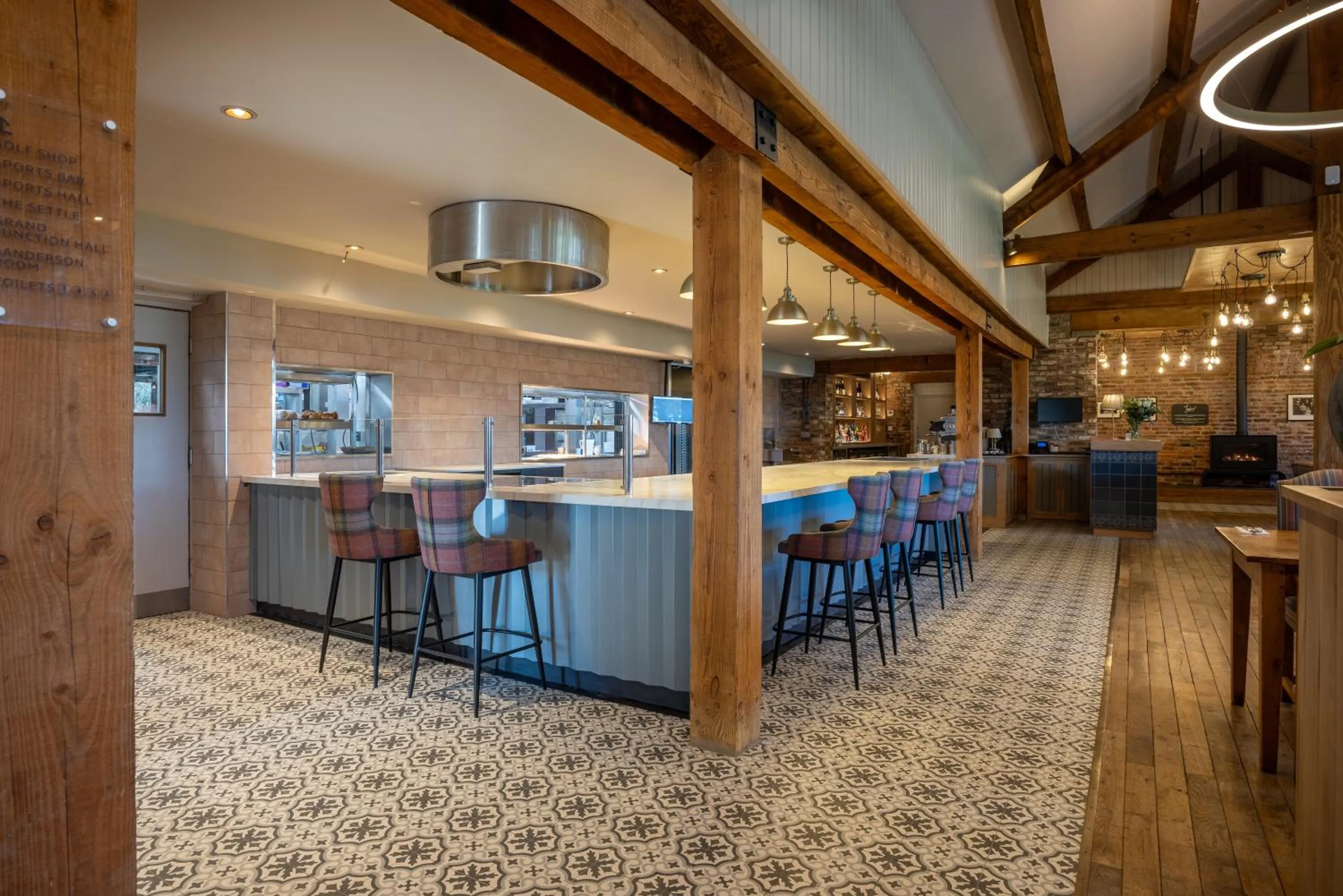 Restaurant/places to eat in Sandburn Hall