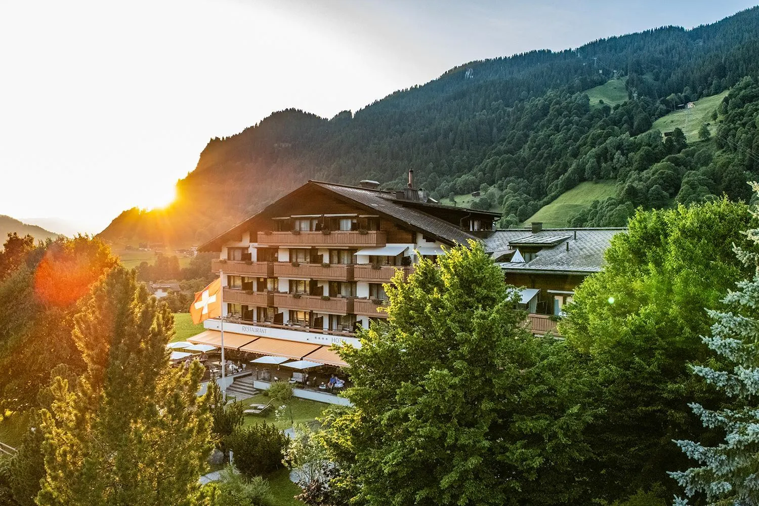 Property building in Sunstar Hotel Klosters