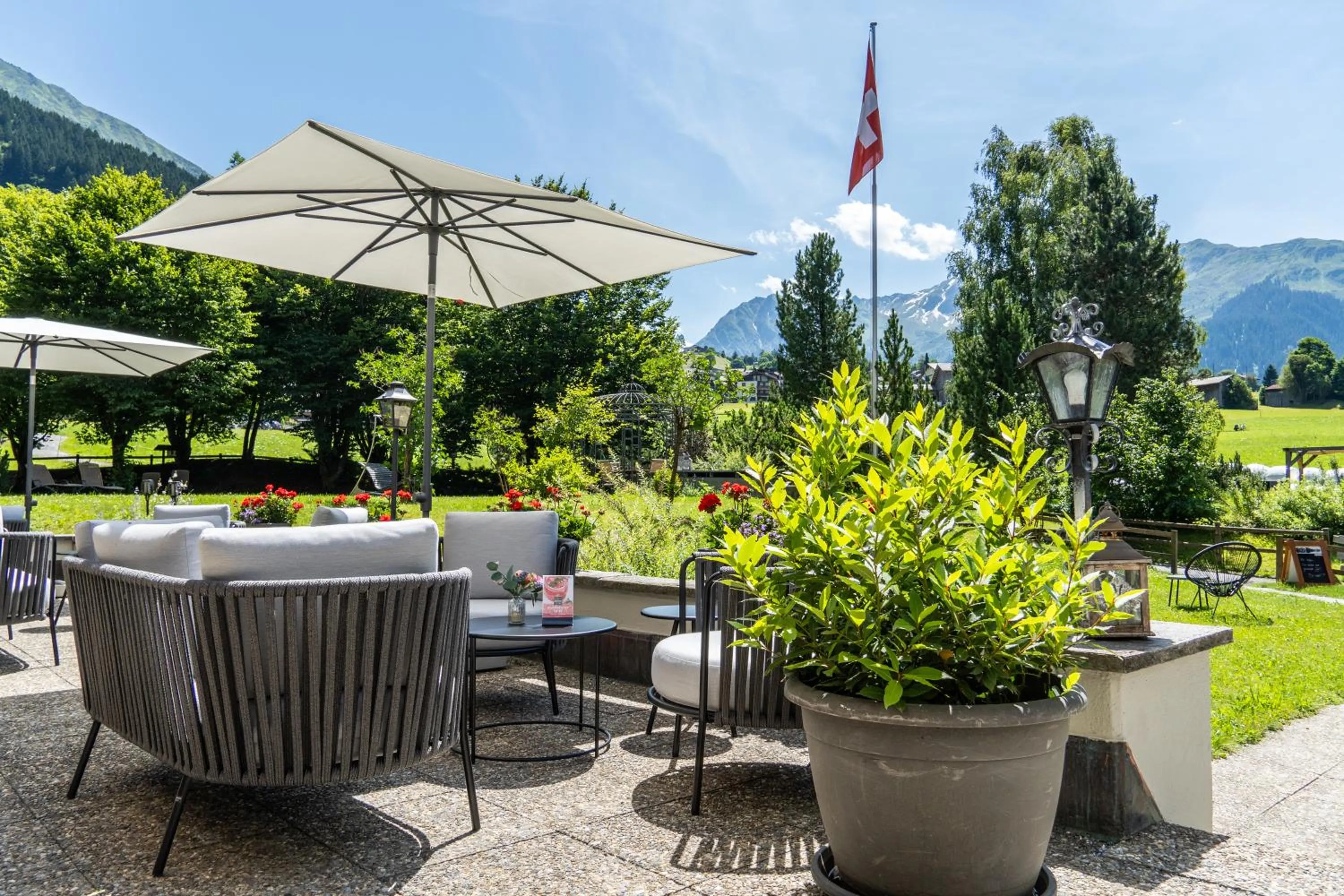 Balcony/Terrace in Sunstar Hotel Klosters