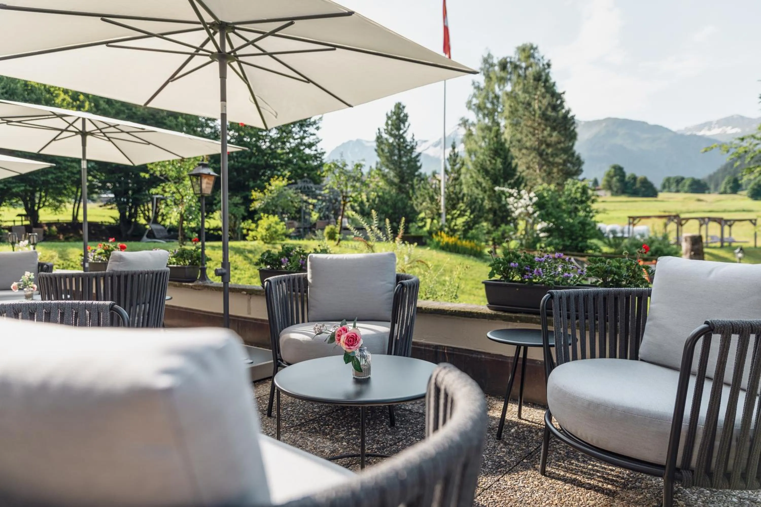 Balcony/Terrace in Sunstar Hotel Klosters
