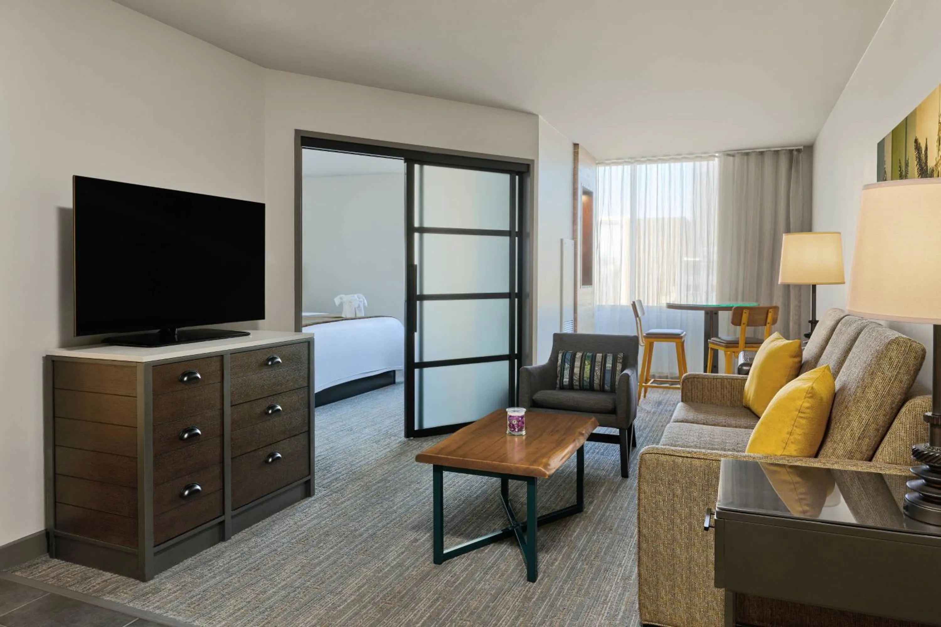 Living room, Bed in Marriott Vacation Club®, San Diego   