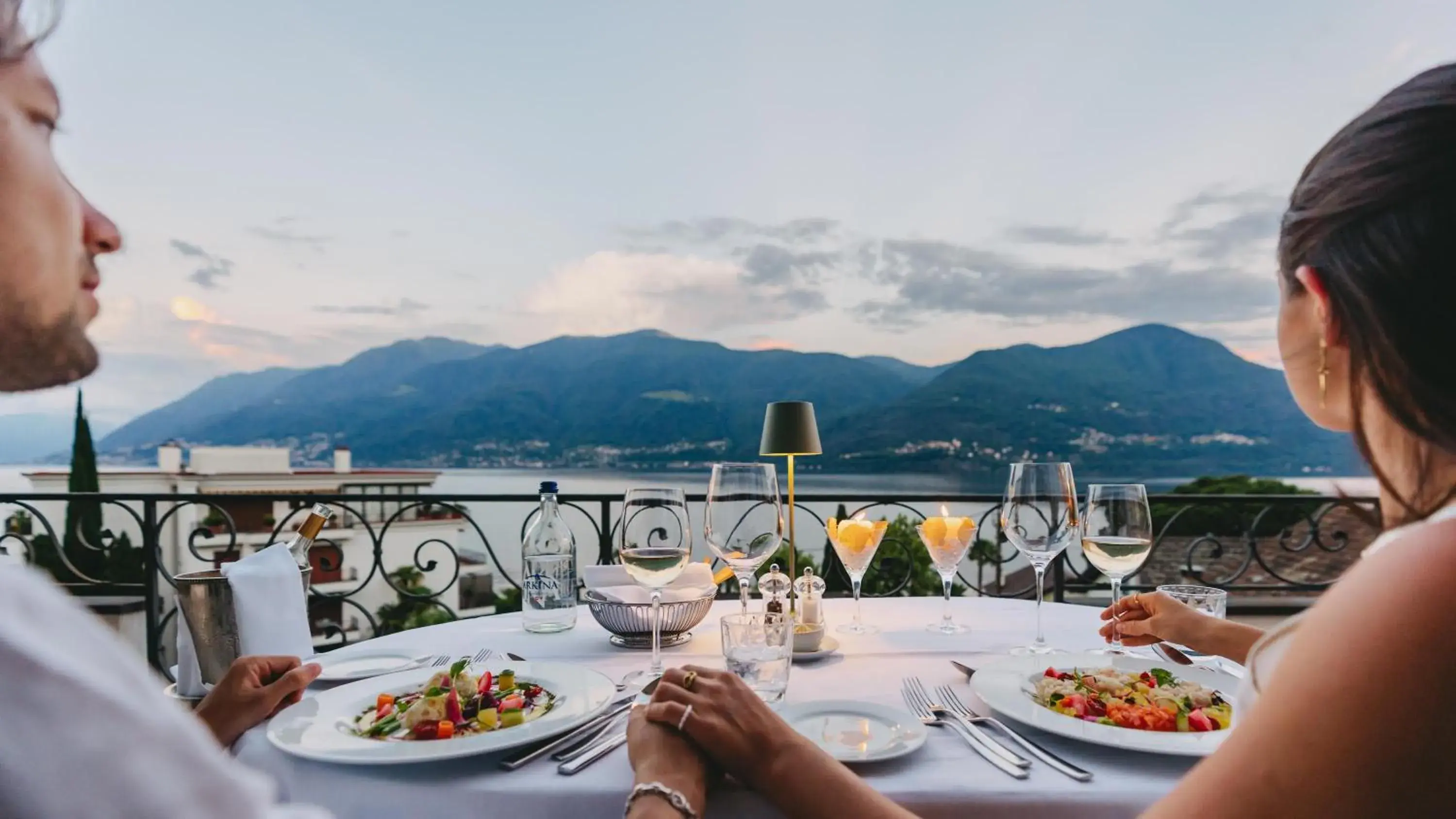 Sea view in Boutique Hotel Sunstar Brissago am Lago Maggiore Sea view in Boutique Hotel Sunstar Brissago am Lago Maggiore