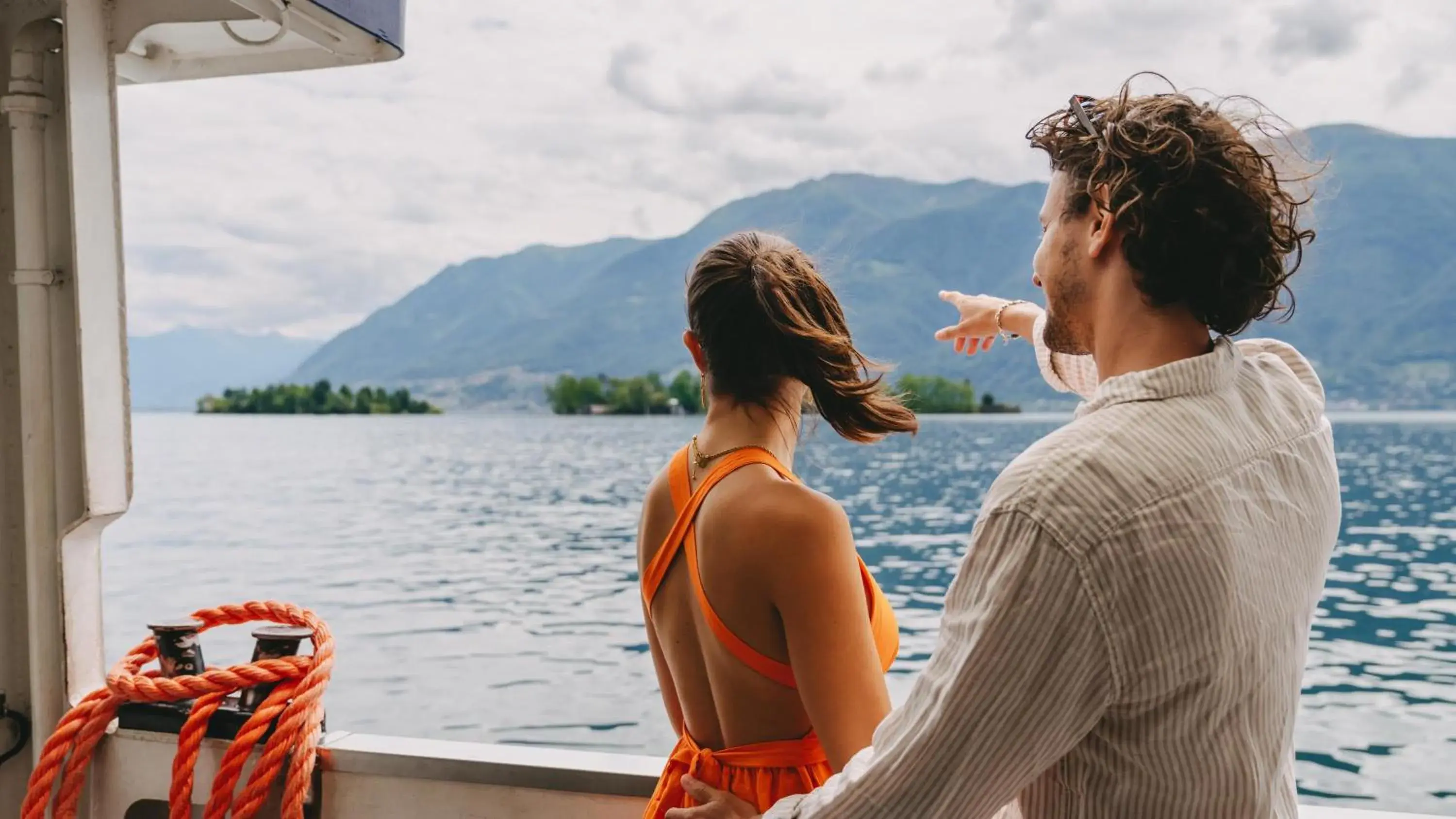 Sea view in Boutique Hotel Sunstar Brissago am Lago Maggiore Sea view in Boutique Hotel Sunstar Brissago am Lago Maggiore