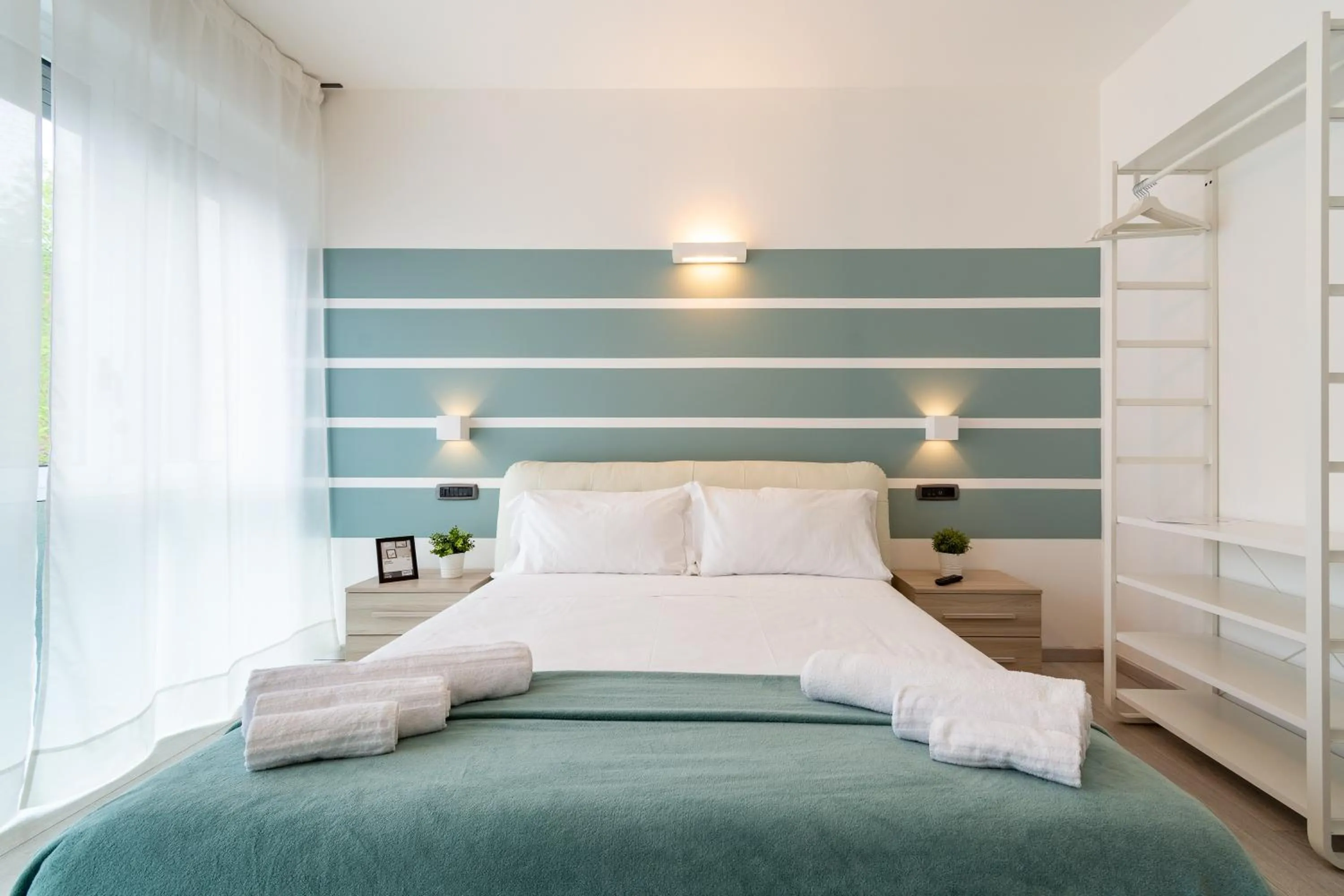 Bedroom, Bed in 4 Star Bologna Train Station - Self Check-In