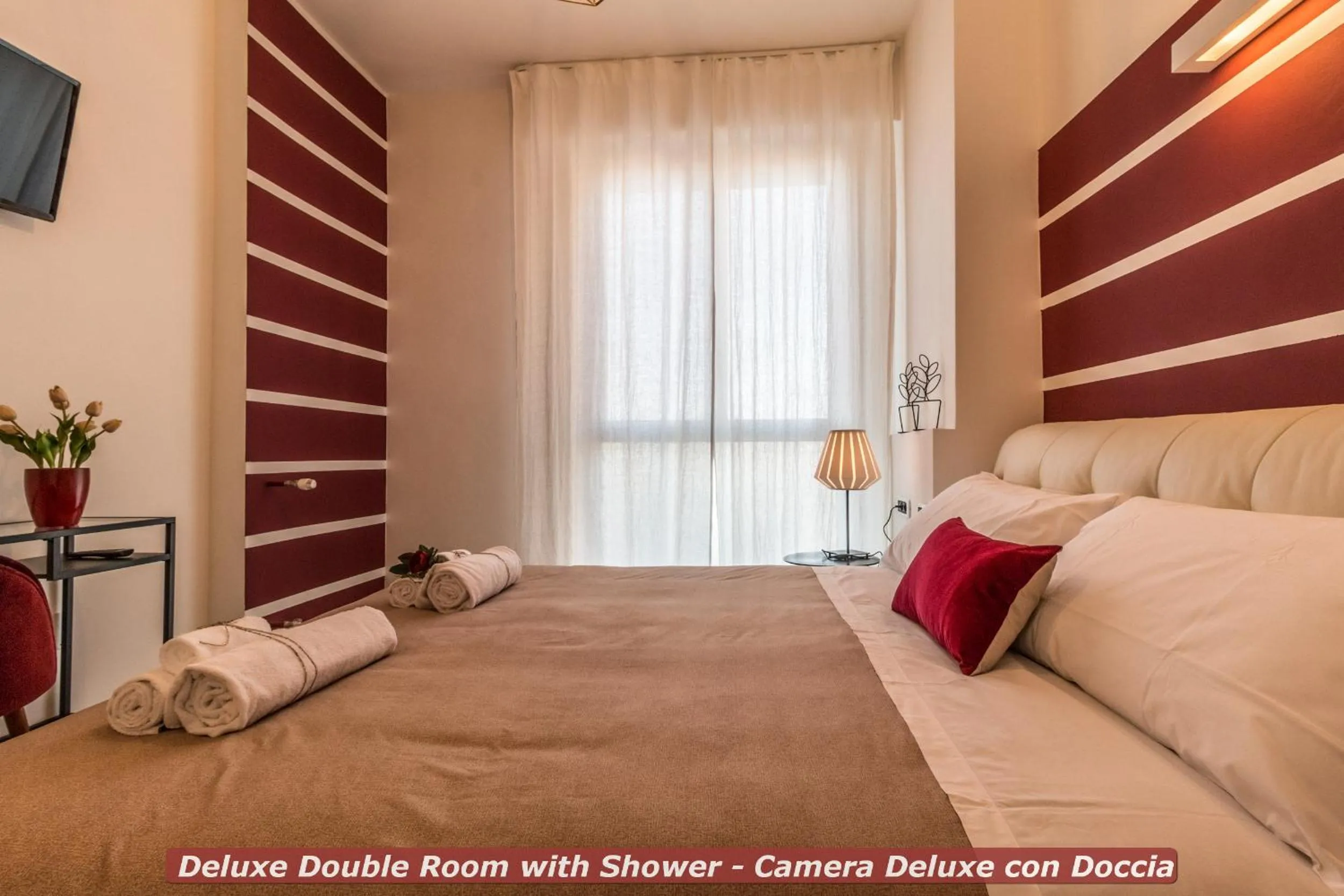 Bedroom, Bed in 4 Star Bologna Train Station - Self Check-In