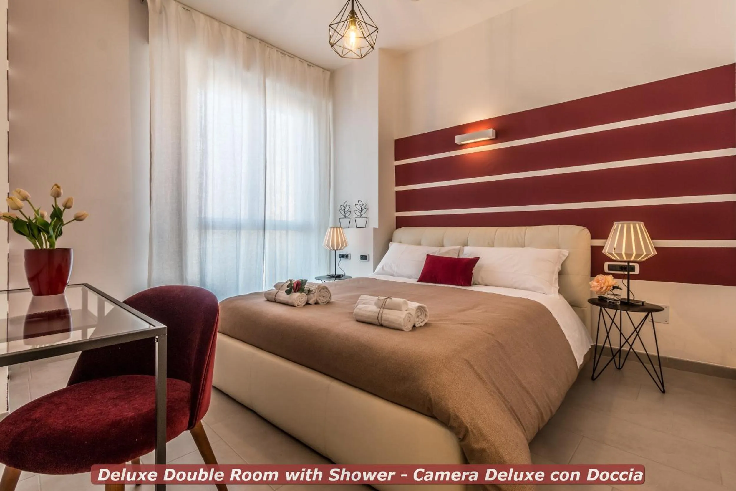 Bedroom, Bed in 4 Star Bologna Train Station - Self Check-In