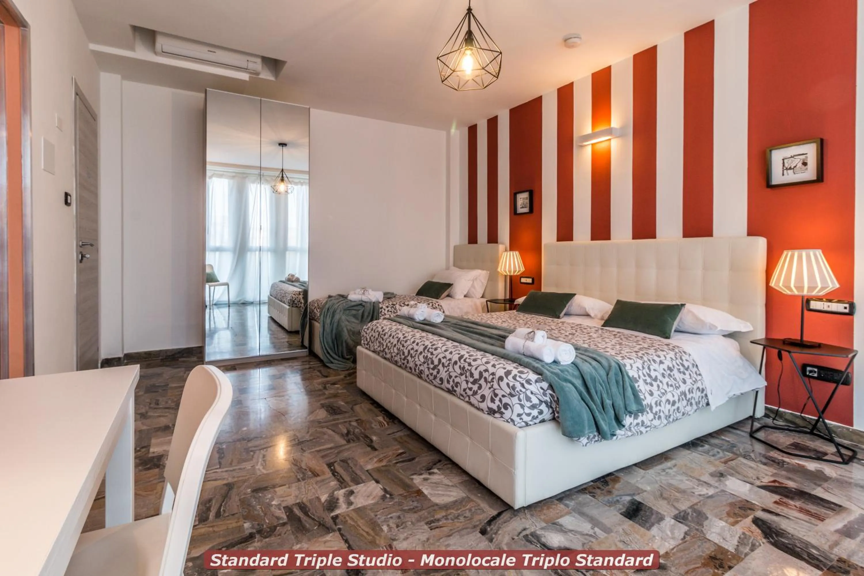 Bedroom, Bed in 4 Star Bologna Train Station - Self Check-In