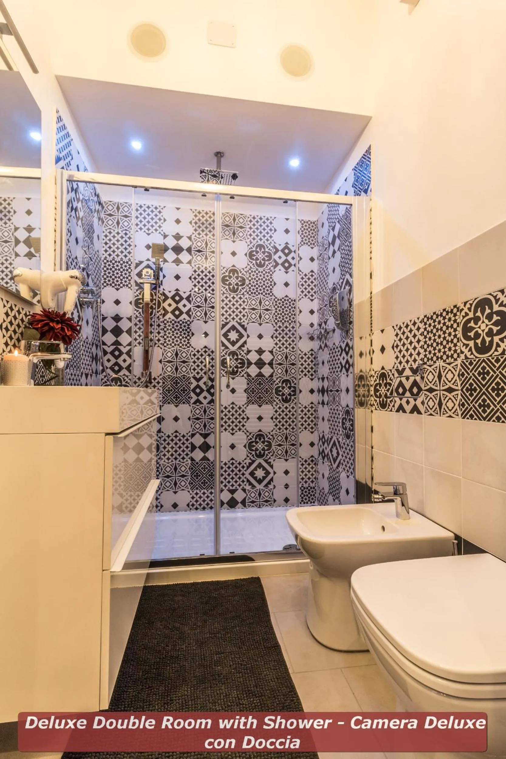 Bathroom in 4 Star Bologna Train Station - Self Check-In