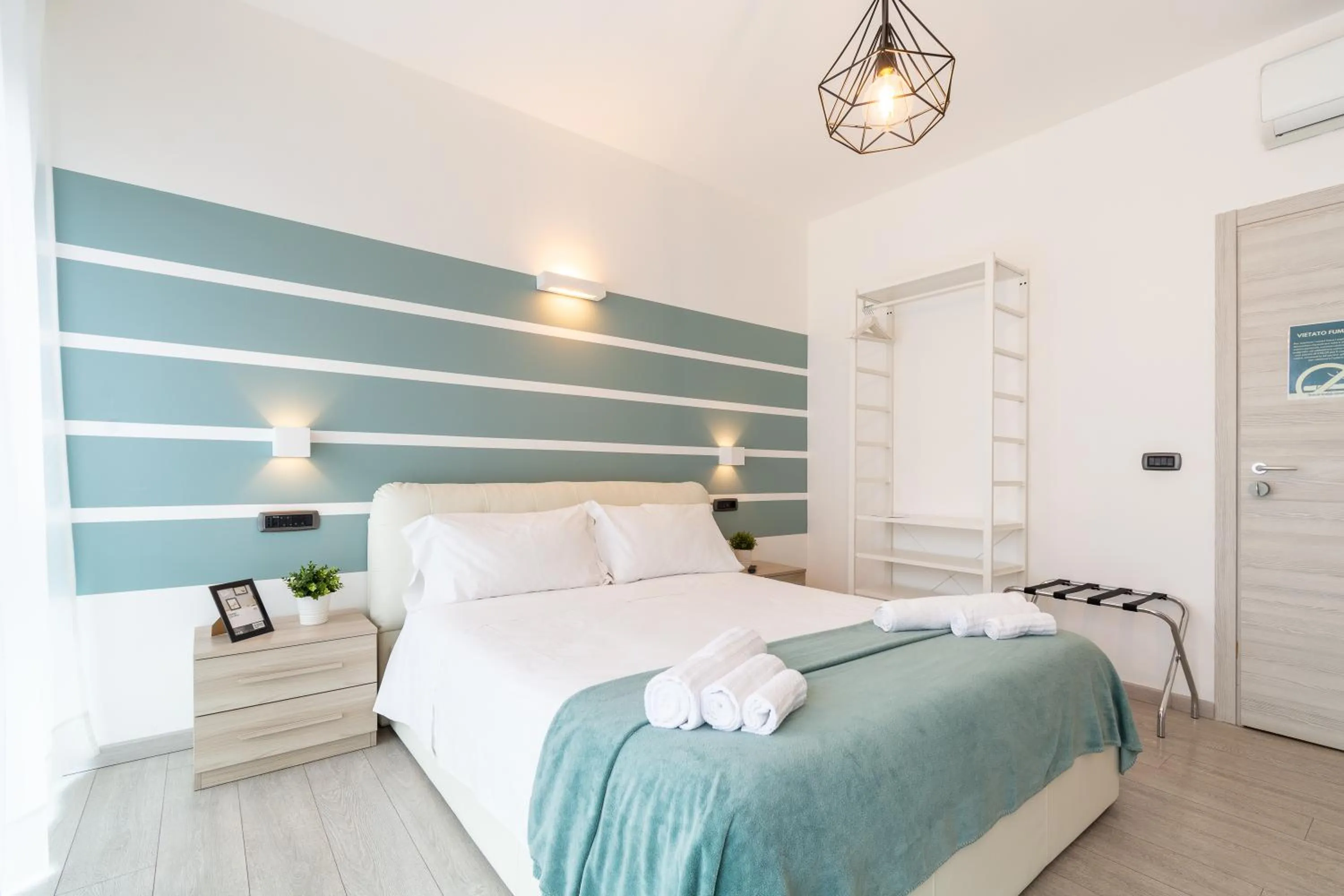 Bedroom, Bed in 4 Star Bologna Train Station - Self Check-In