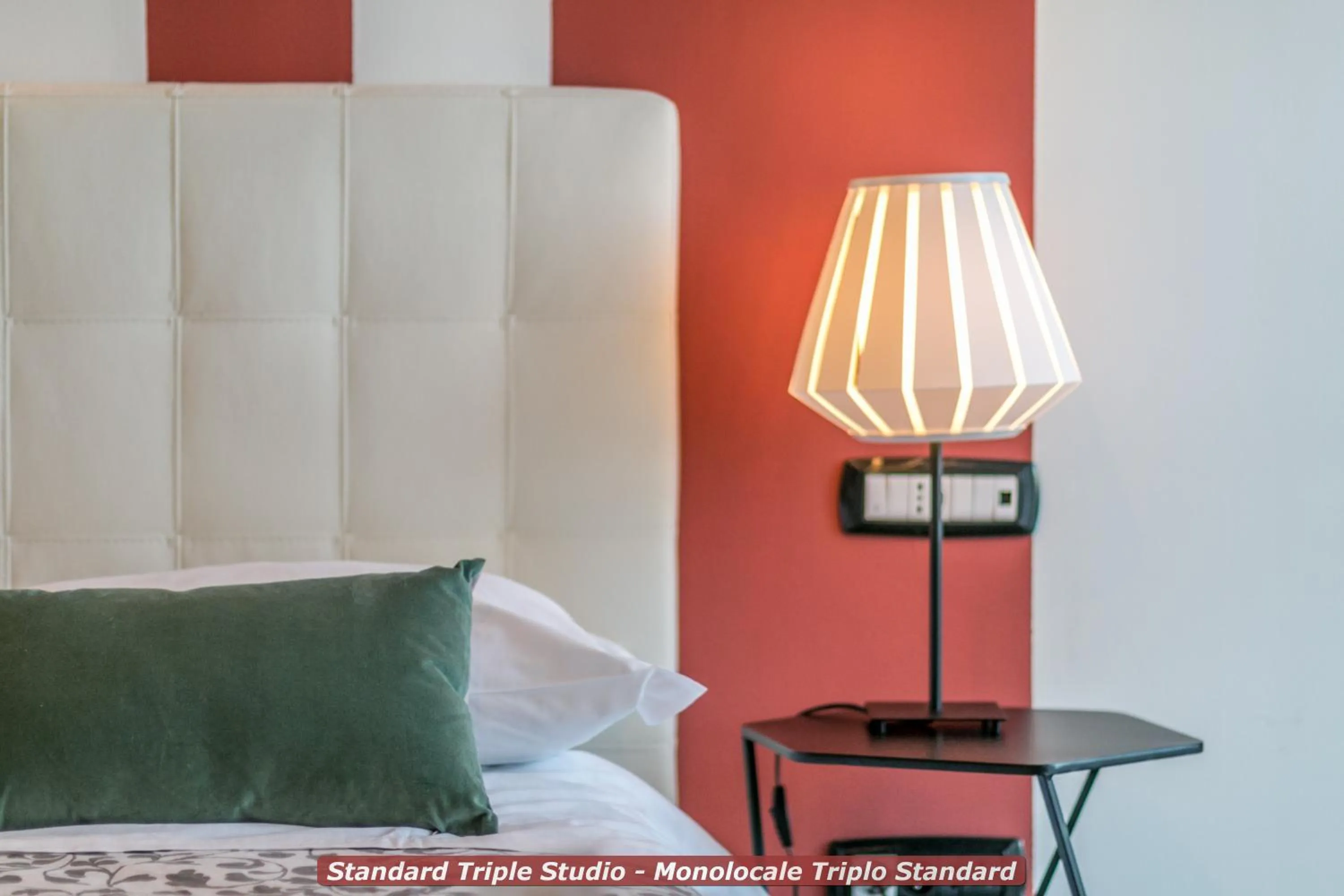 Decorative detail, Bed in 4 Star Bologna Train Station - Self Check-In