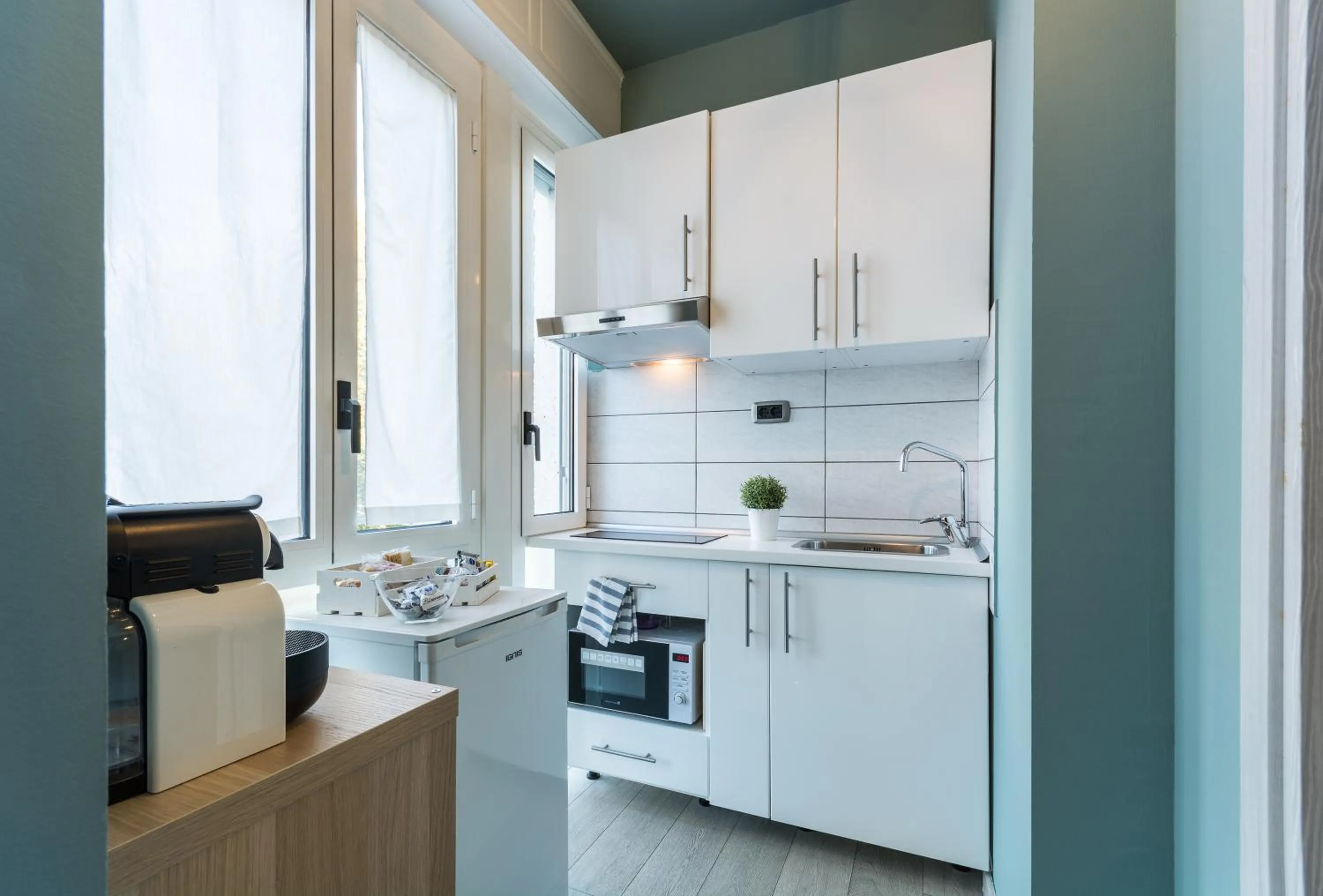 Kitchen or kitchenette in 4 Star Bologna Train Station - Self Check-In