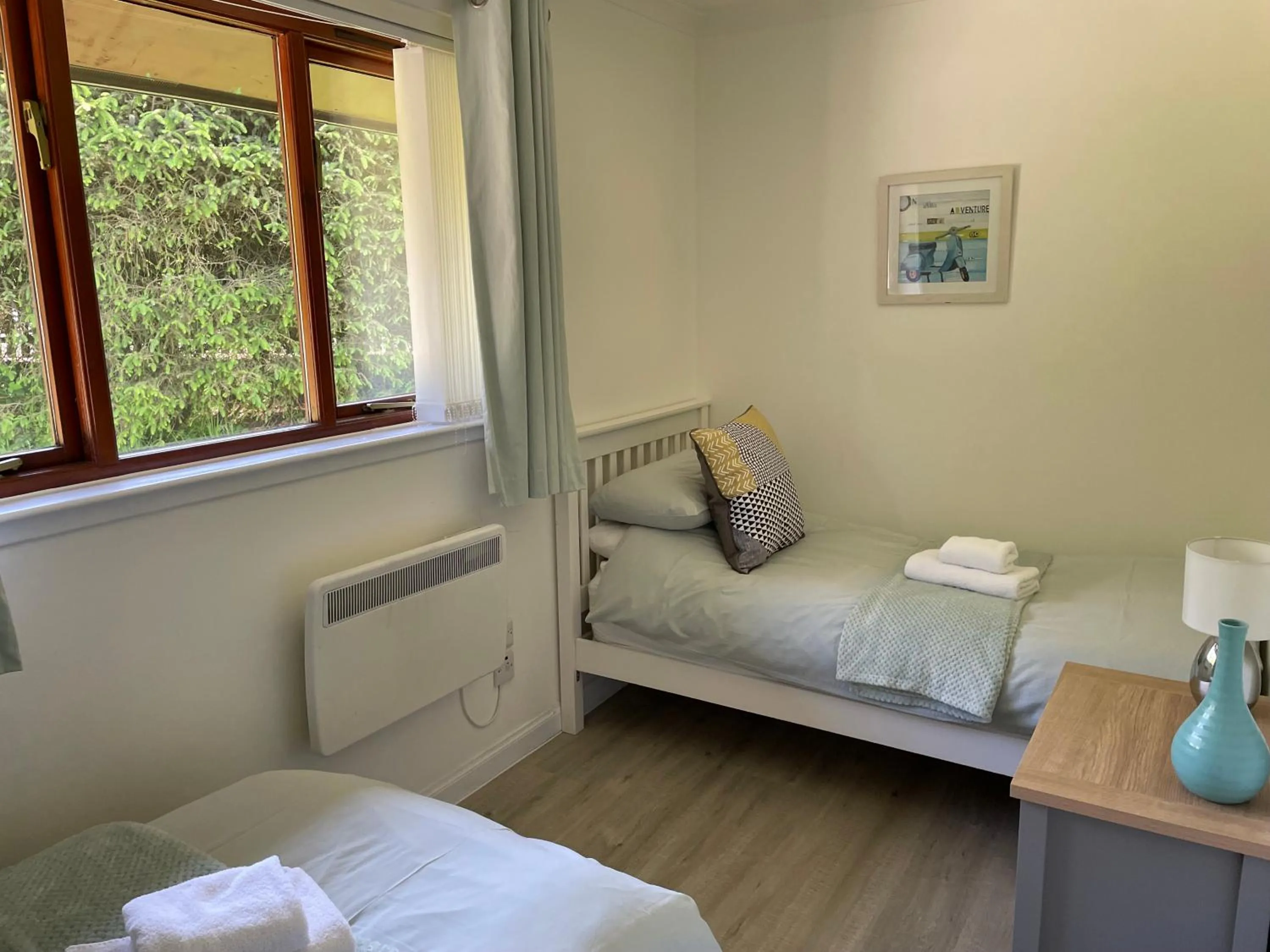 Bed in Wellsfield Farm Holiday Lodges