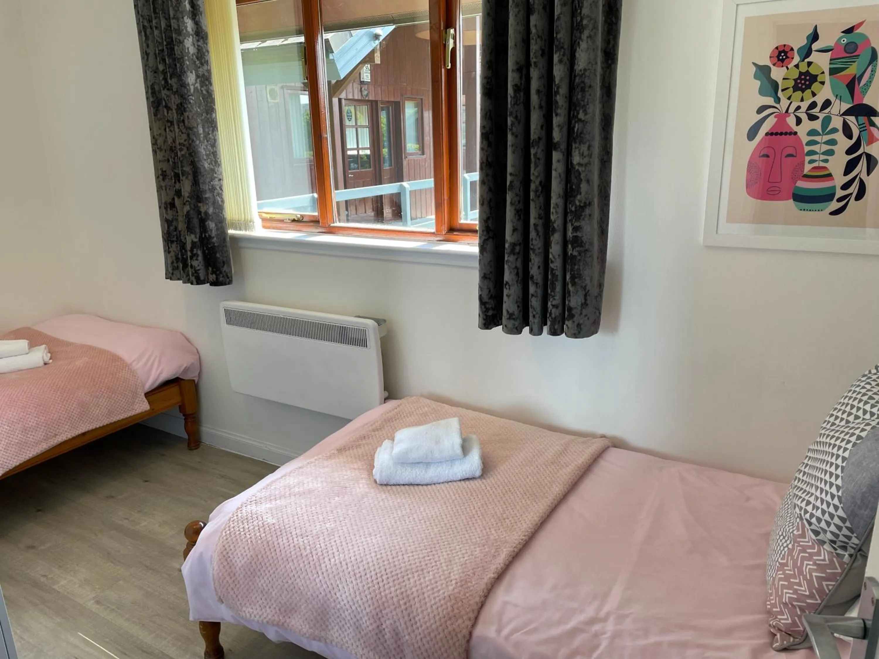 Bed in Wellsfield Farm Holiday Lodges