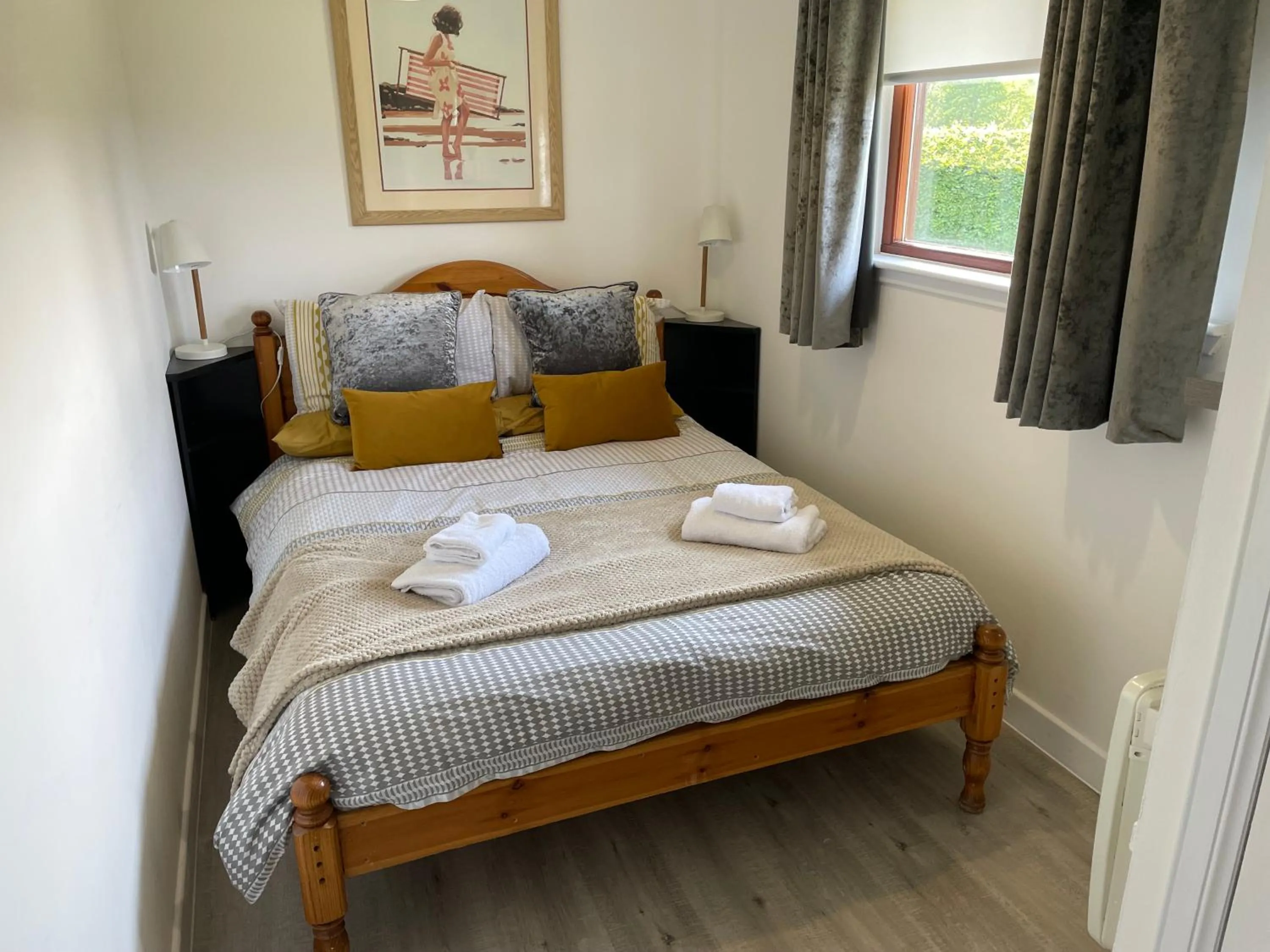 Bed in Wellsfield Farm Holiday Lodges