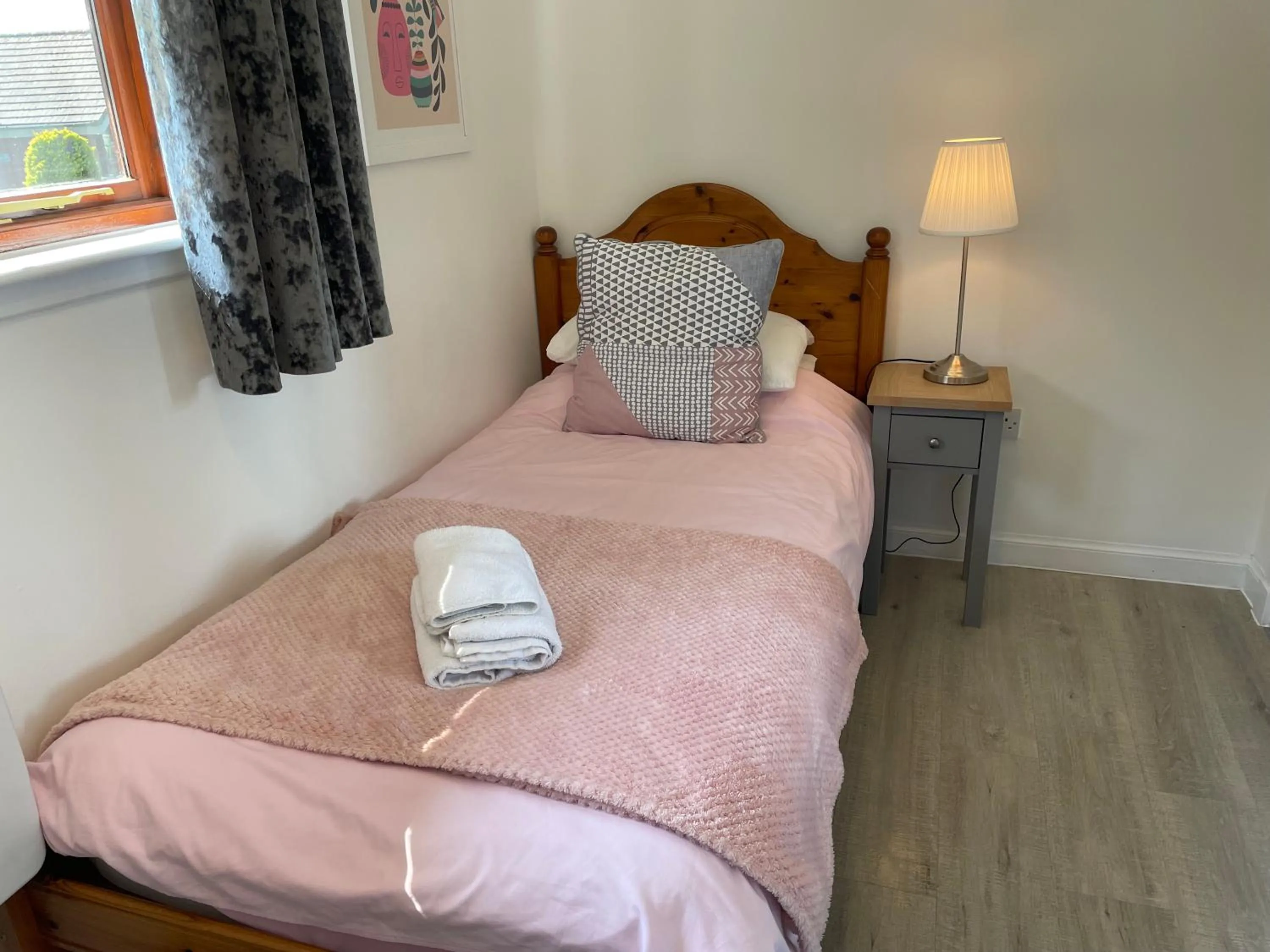 Bed in Wellsfield Farm Holiday Lodges