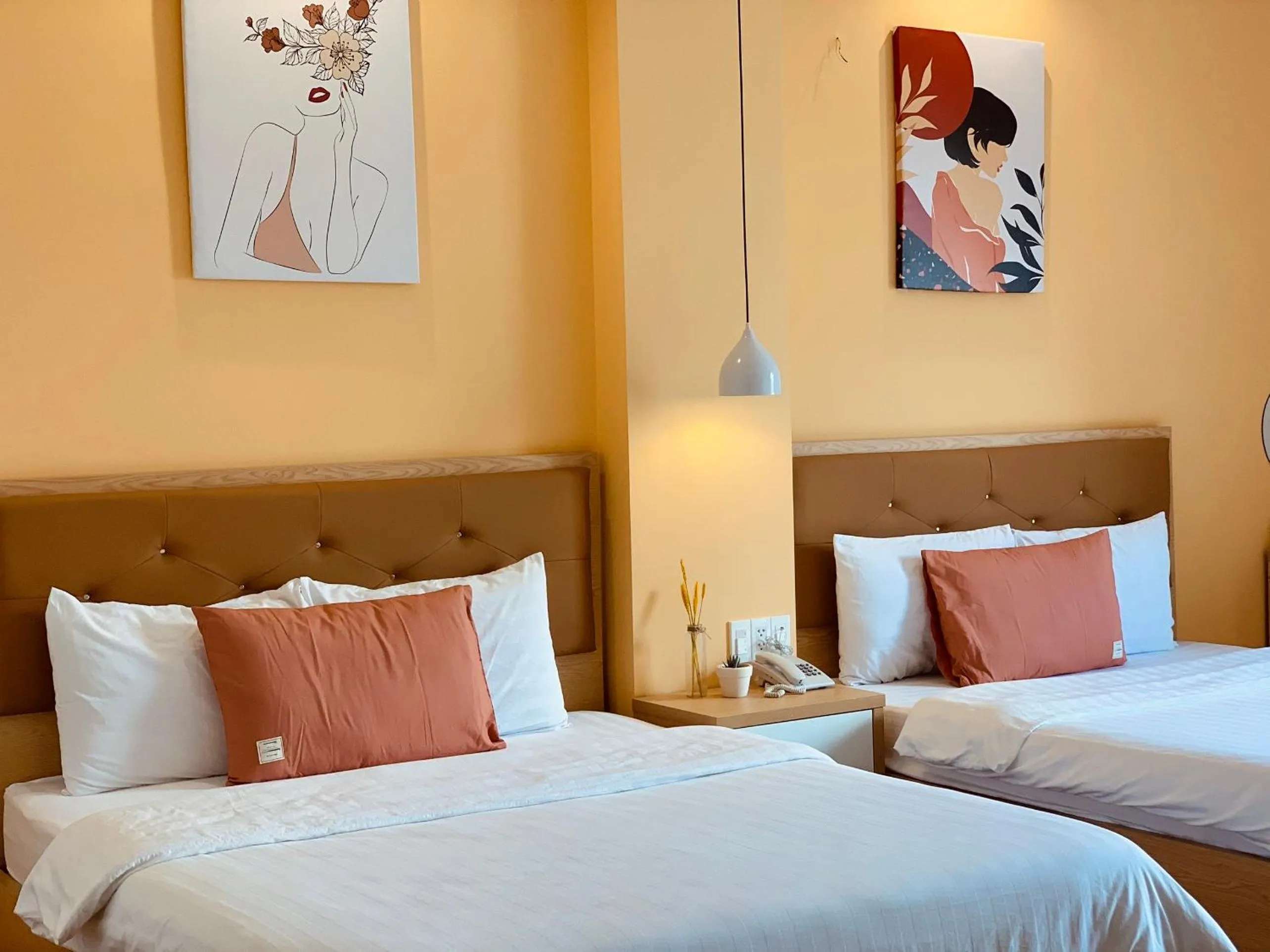 Bed in Hera Boutique Hotel