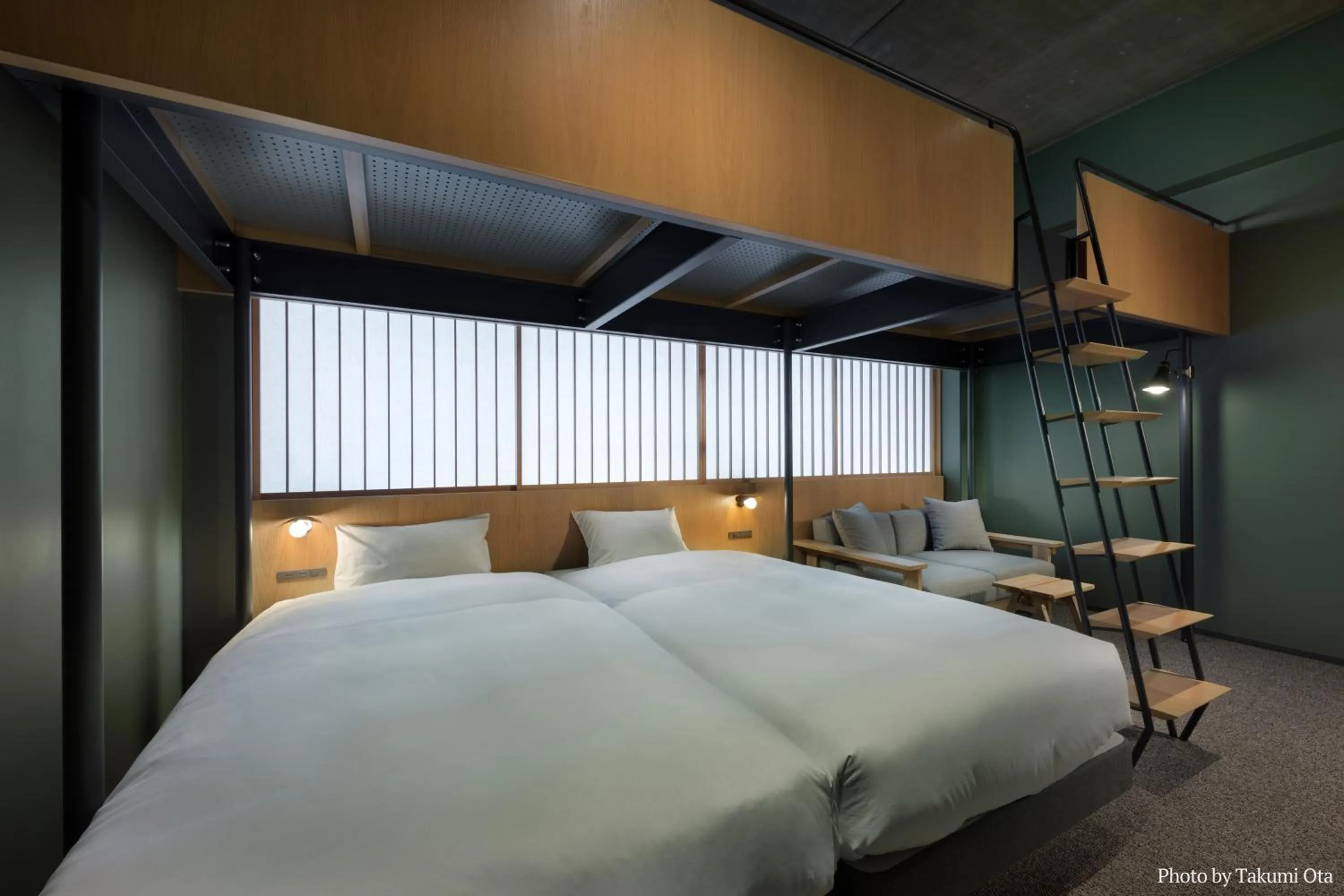 Photo of the whole room, Bed in MIROKU NARA by THE SHARE HOTELS