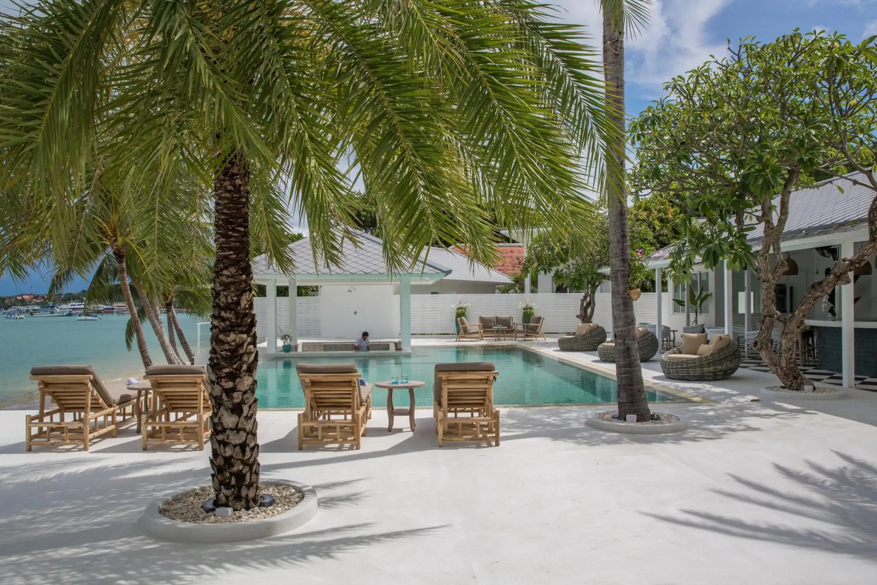 Pool view in Tembo Beach Club & Resort Pool view in Tembo Beach Club & Resort