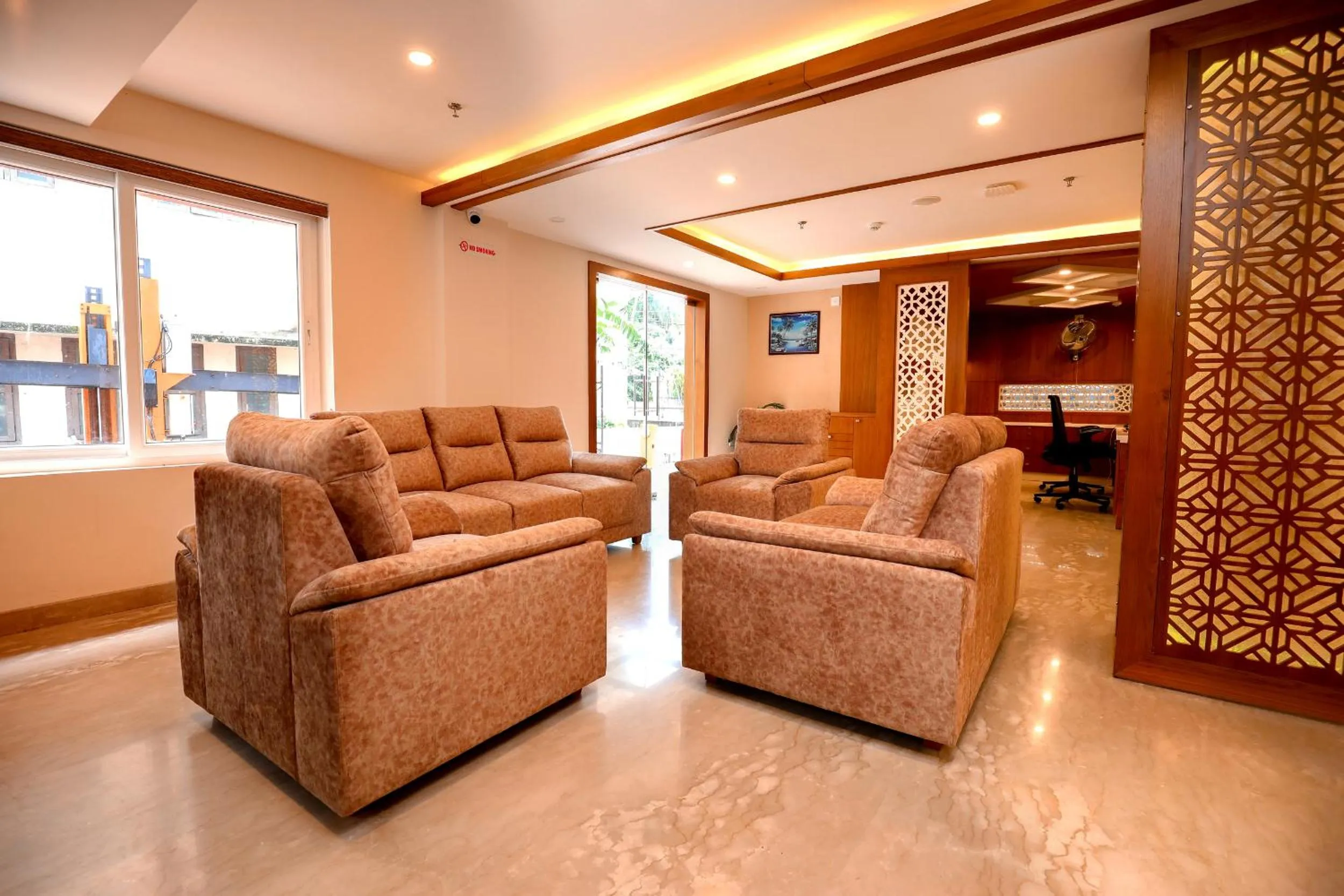 Lobby or reception in Krishnavalsam Regency