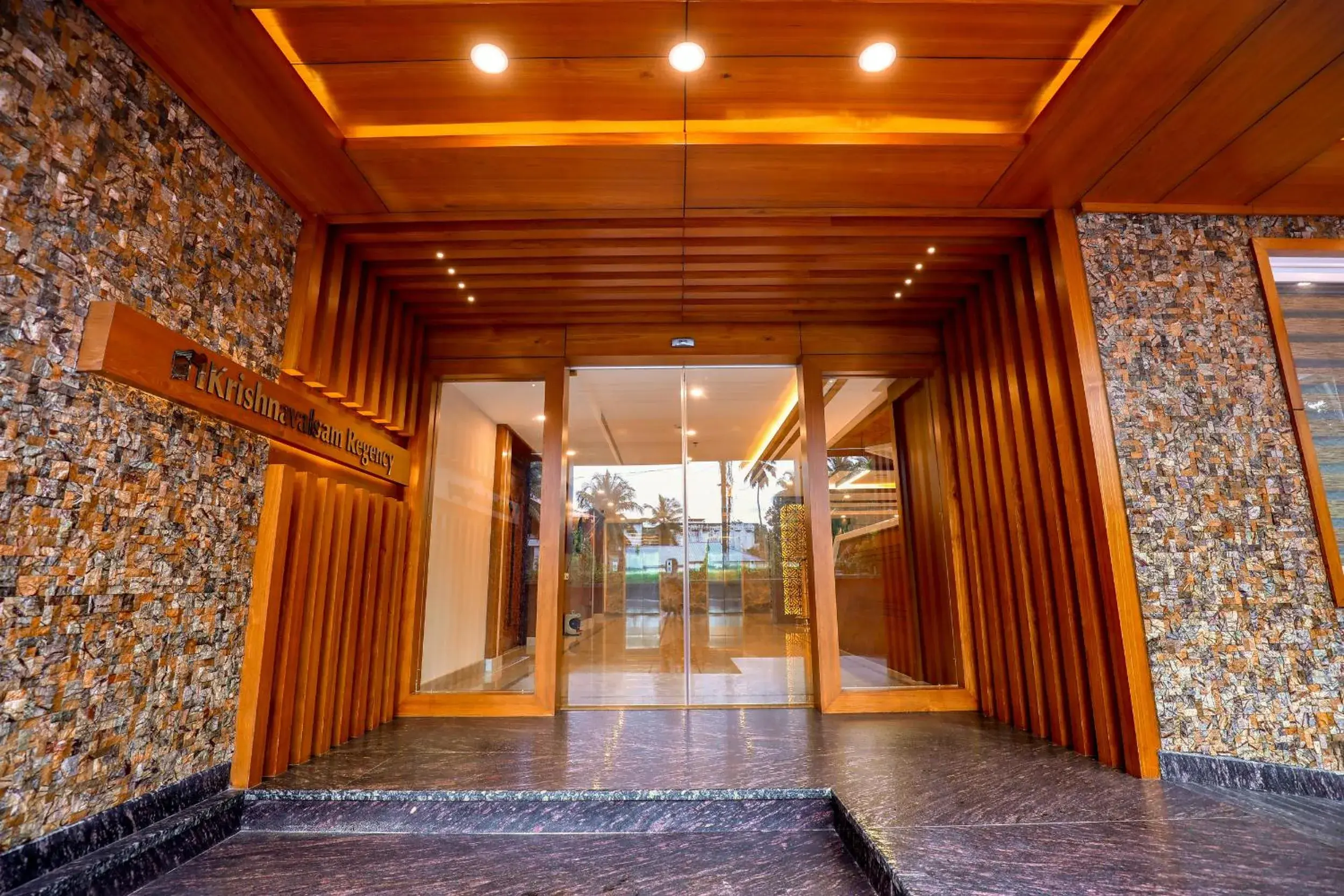 Facade/entrance in Krishnavalsam Regency Facade/entrance in Krishnavalsam Regency