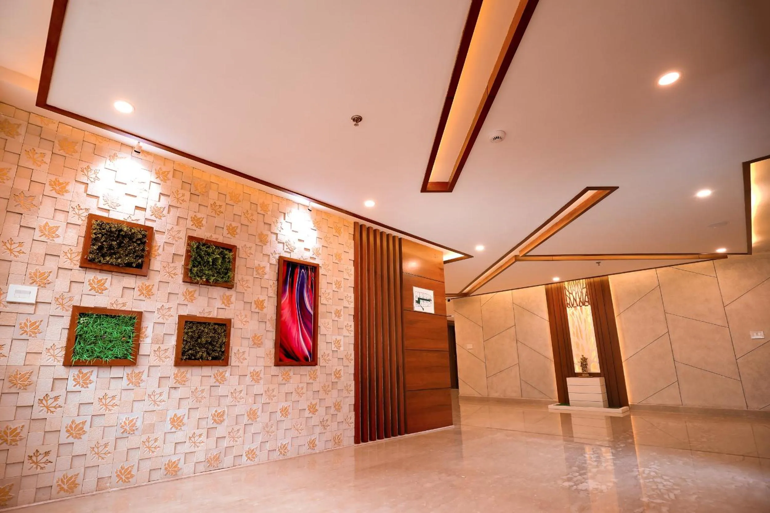Lobby or reception in Krishnavalsam Regency