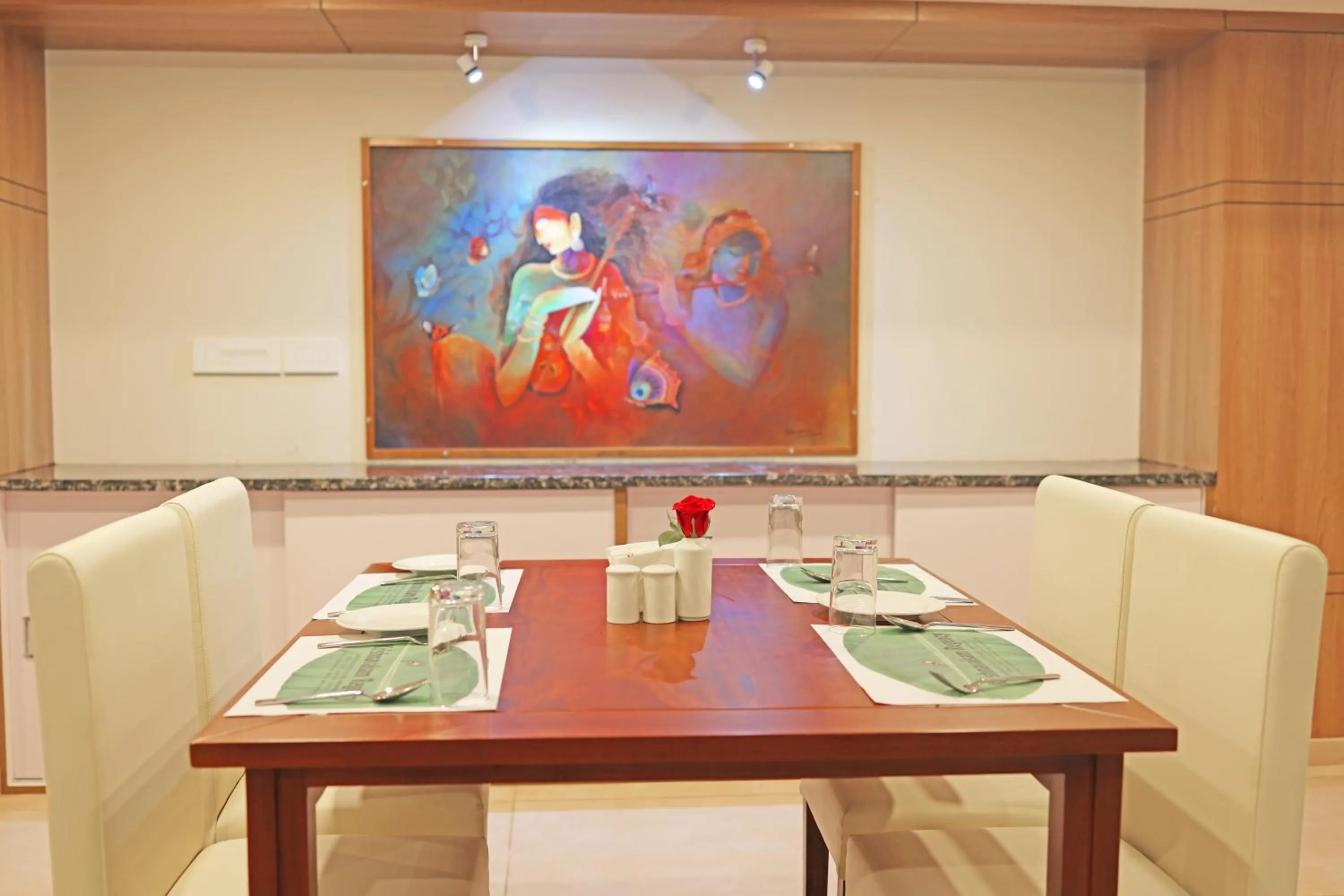 Restaurant/places to eat in Krishnavalsam Regency