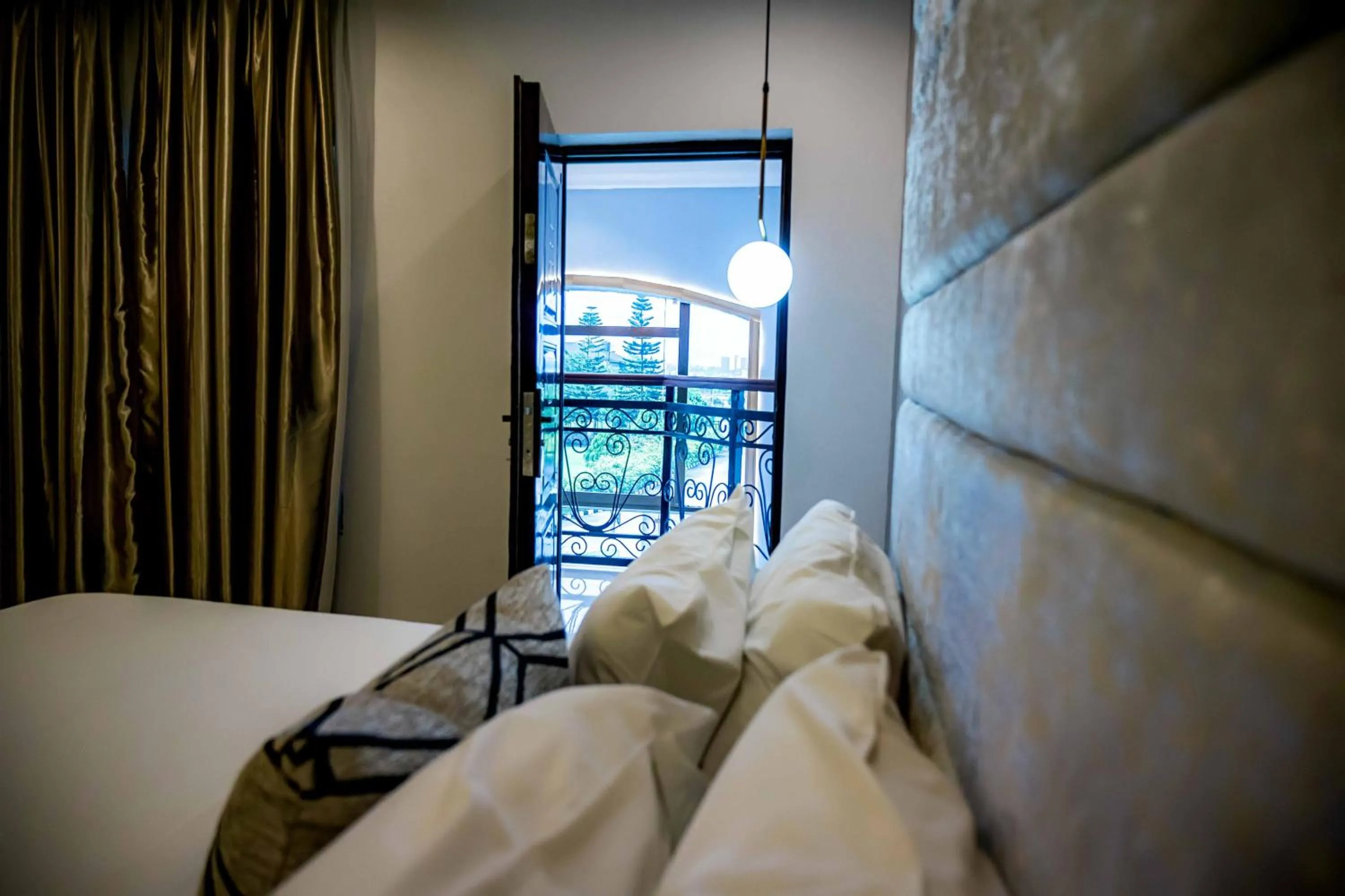 Bed in Gordonsville Escape Boutique Hotel