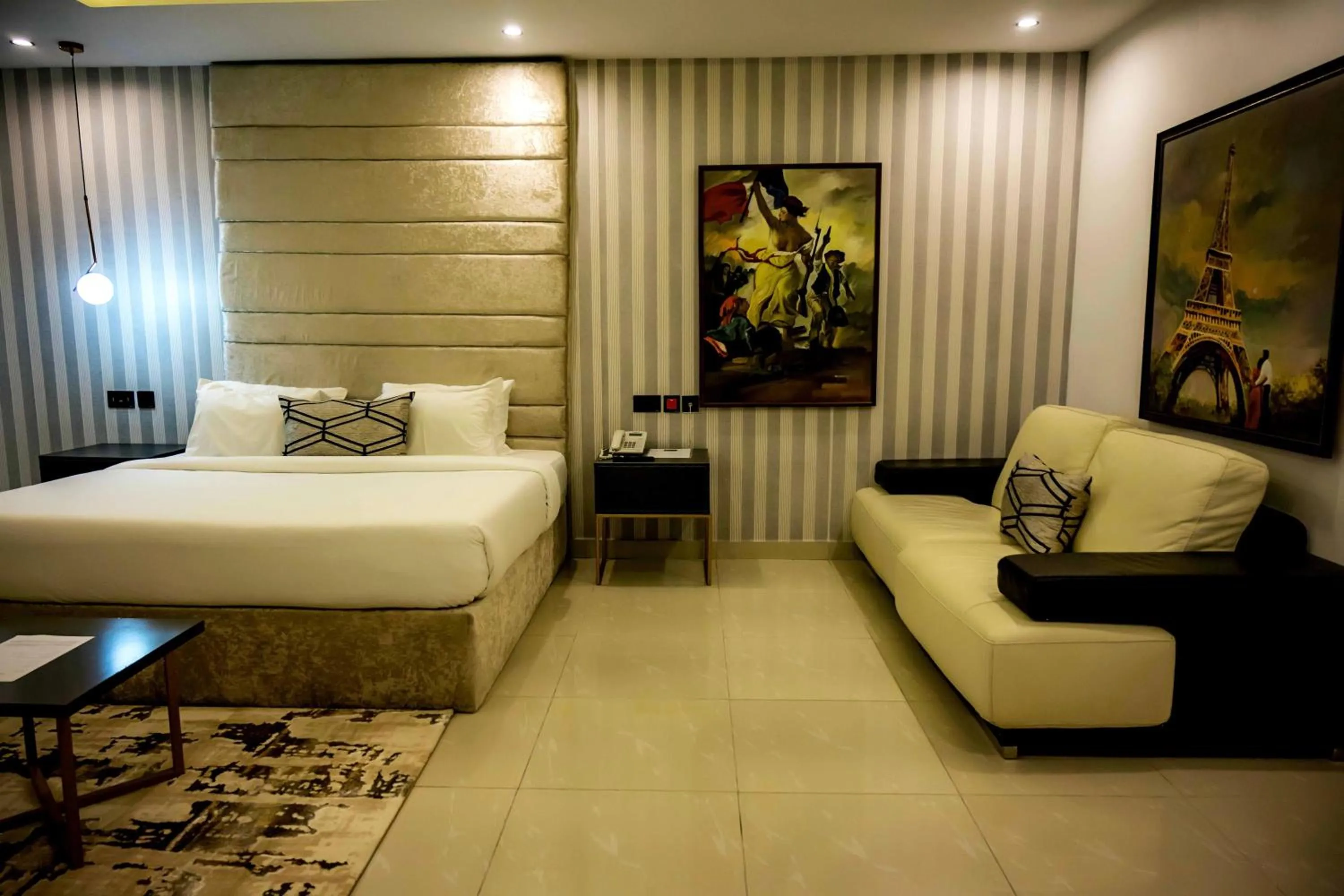 Bed in Gordonsville Escape Boutique Hotel