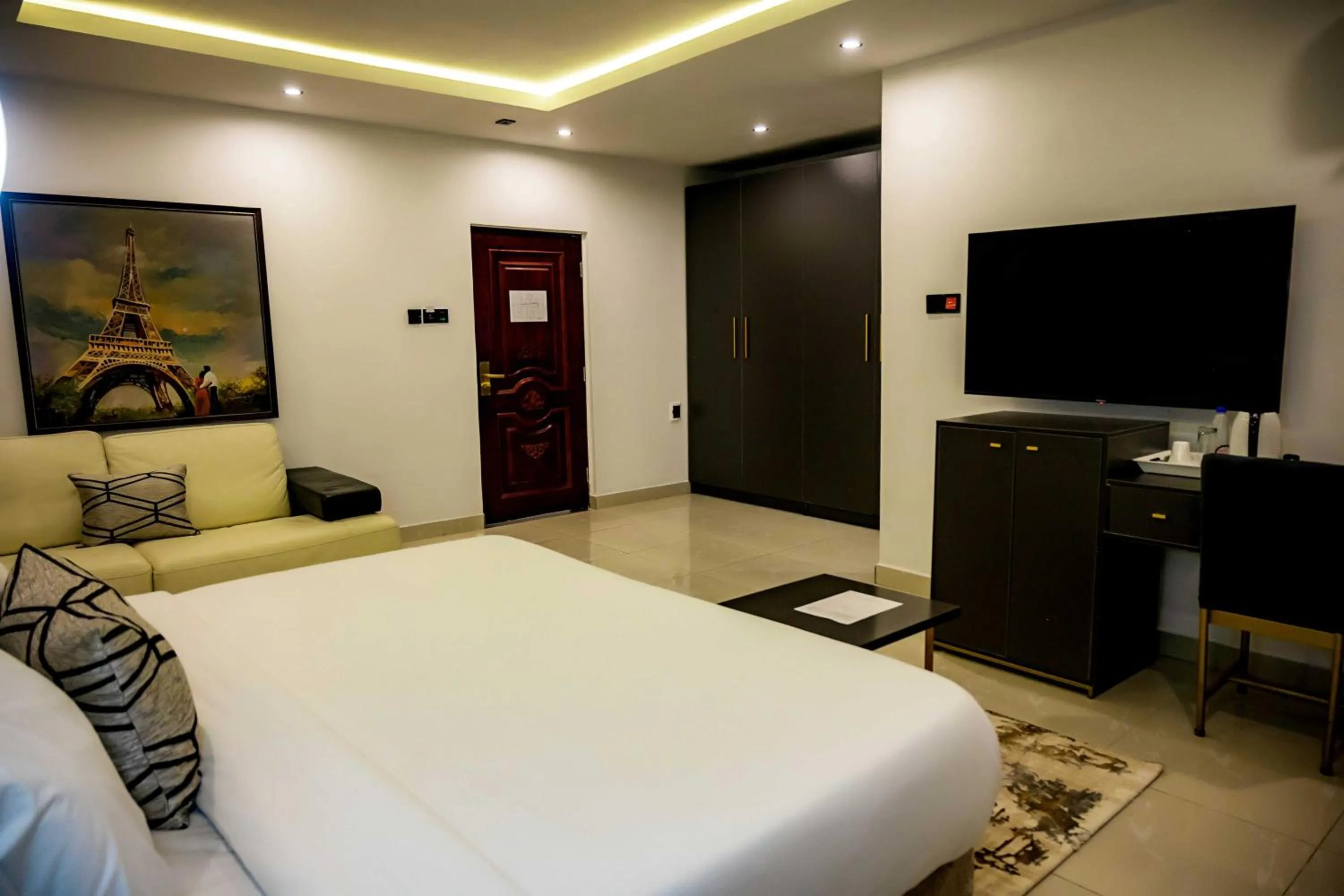 Bed in Gordonsville Escape Boutique Hotel