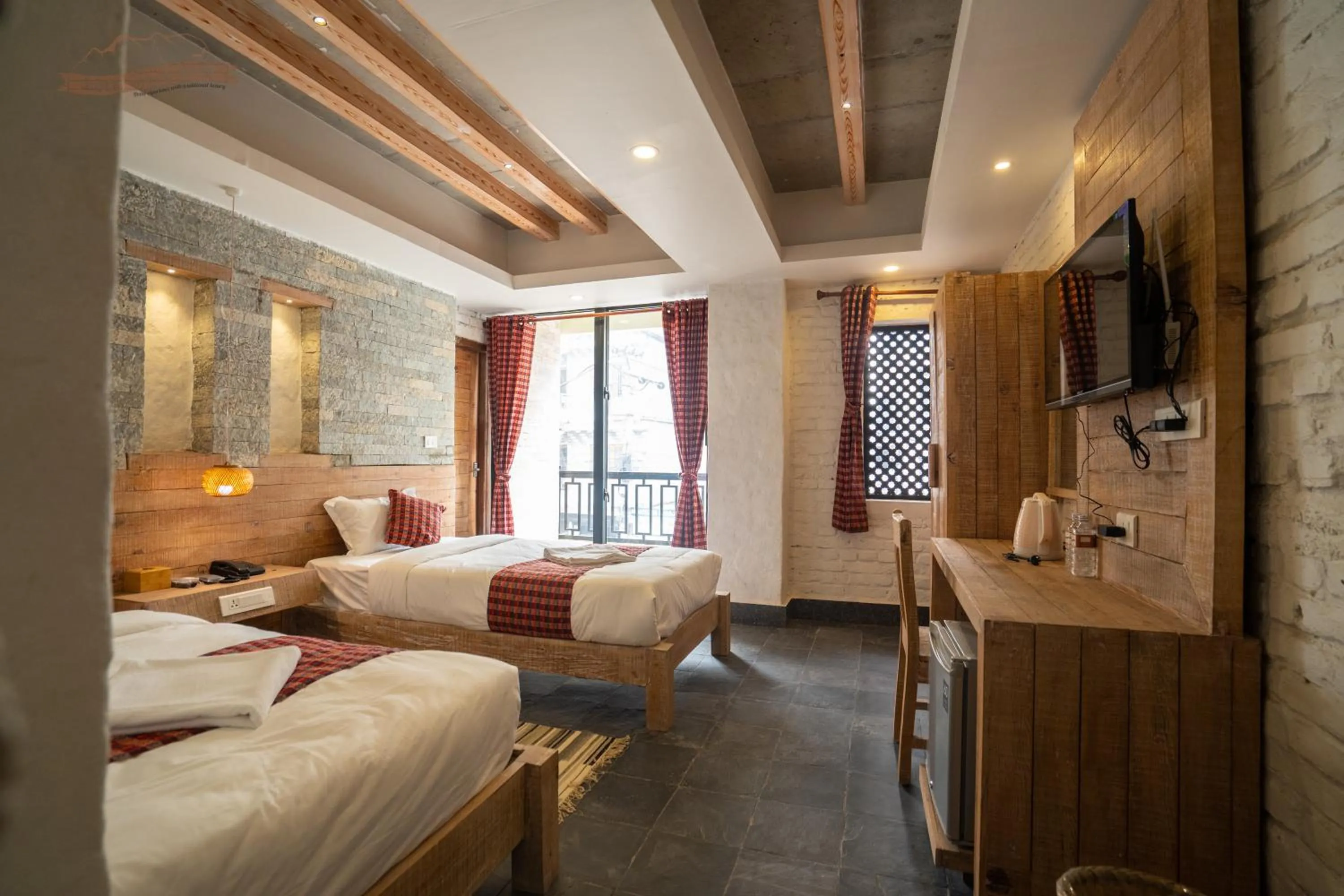 Photo of the whole room, Bed in Hotel Mera Peak Private Limited