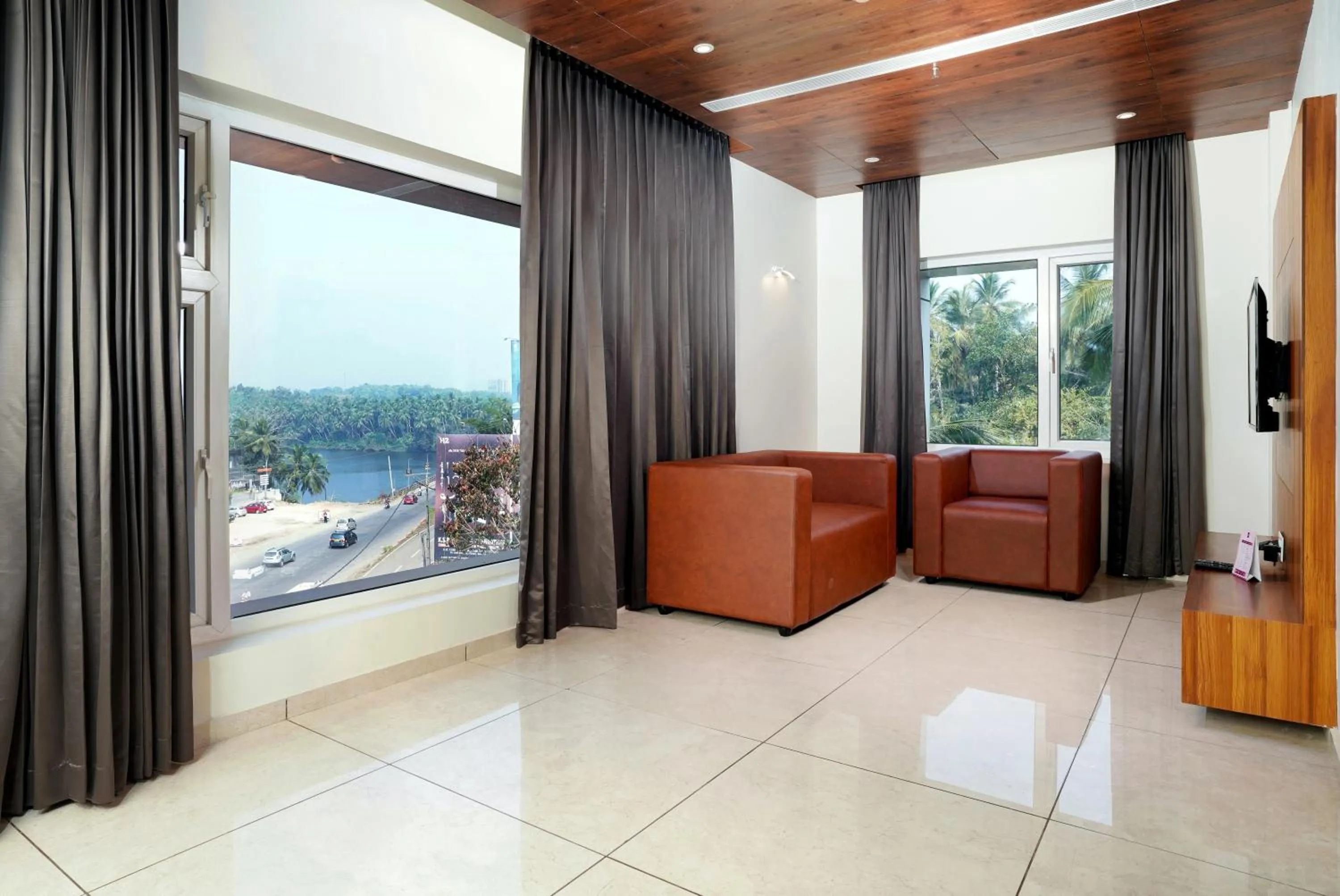 Living room in Nexstay River Mouth International