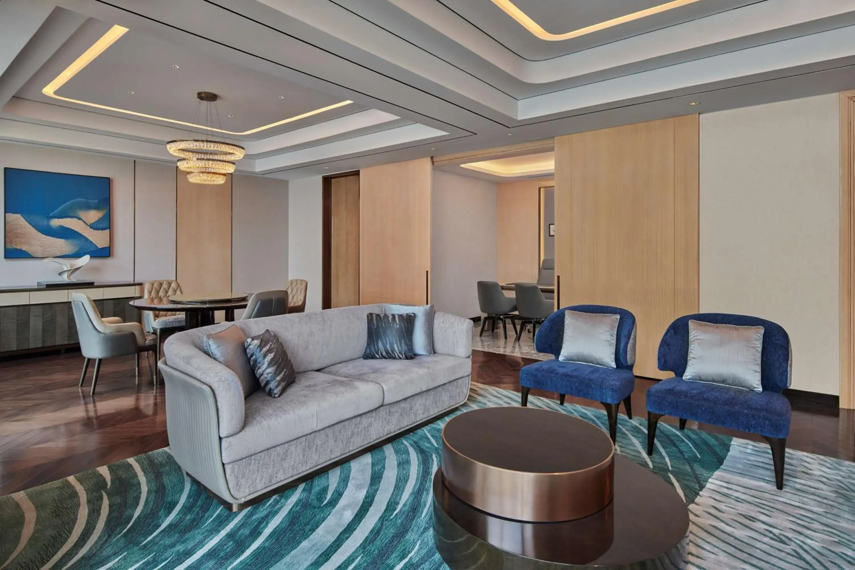 Living room in Hilton Yancheng Living room in Hilton Yancheng