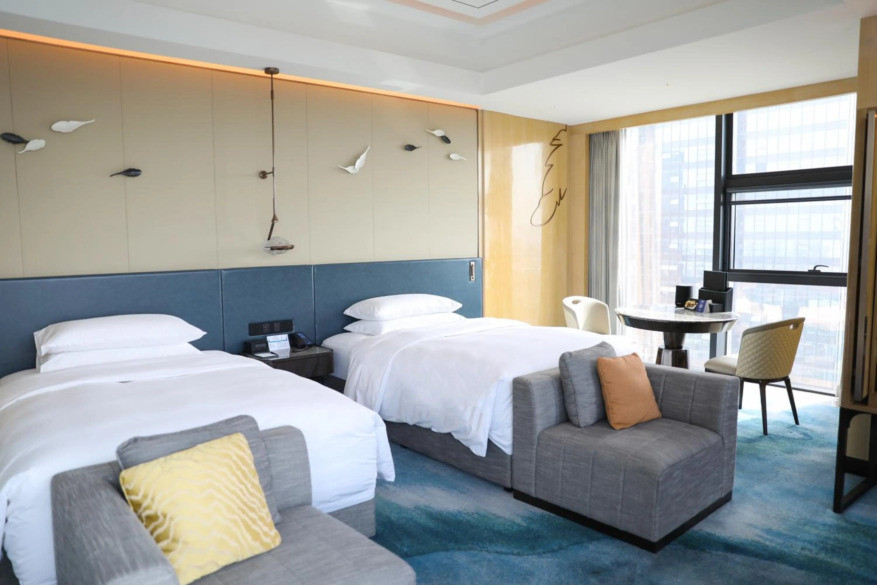 Bedroom, Bed in Hilton Yancheng