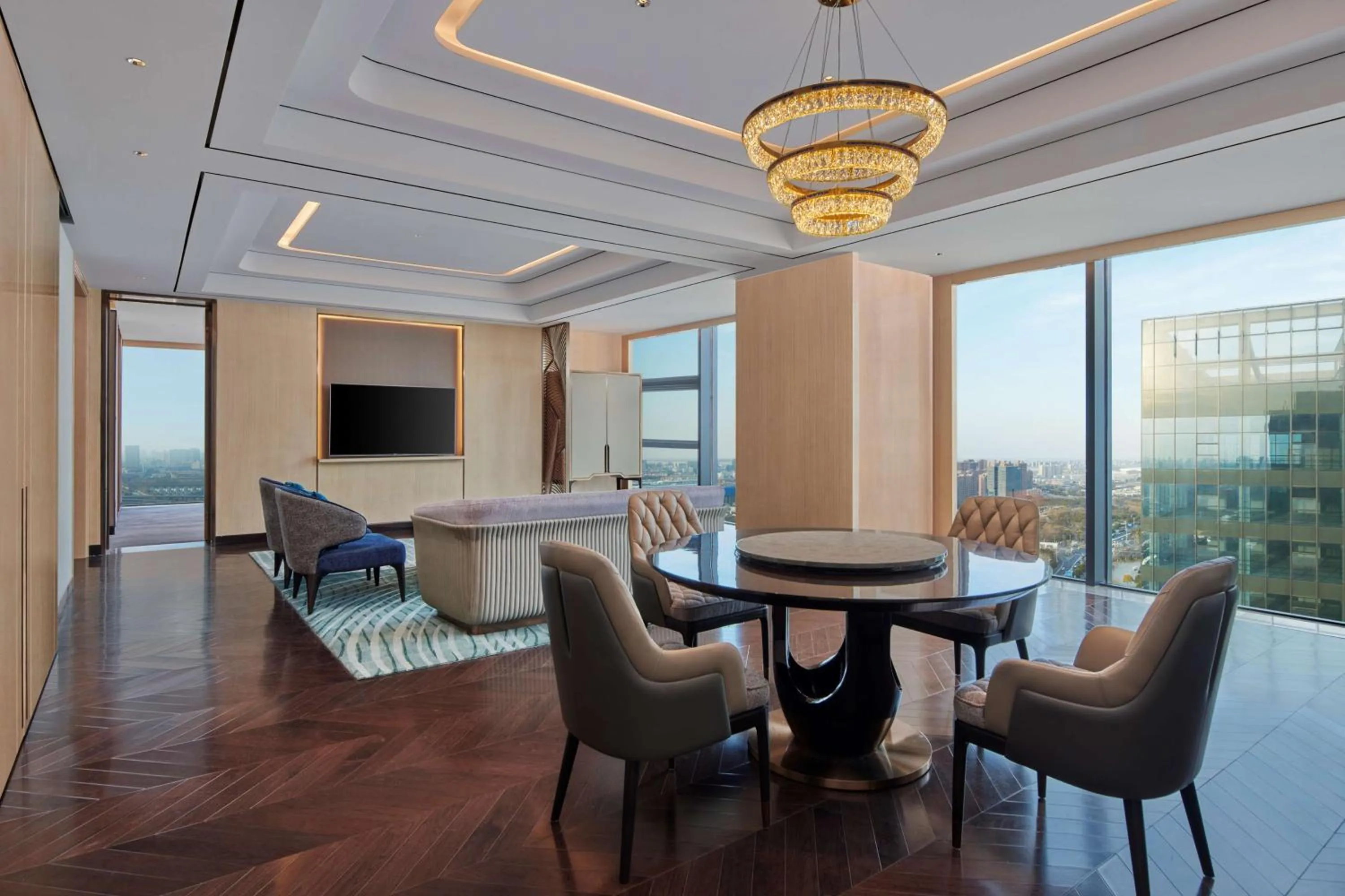 Living room in Hilton Yancheng