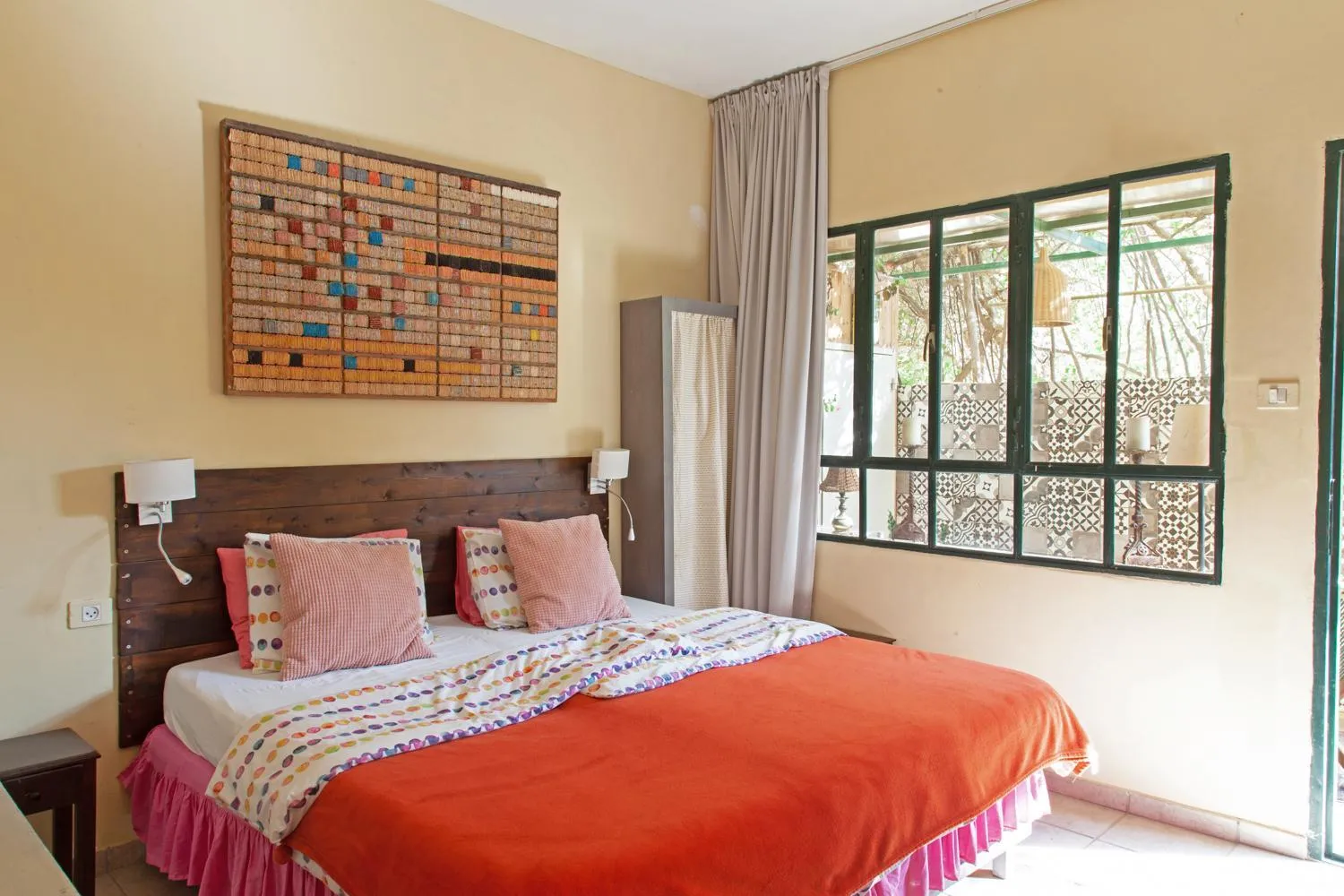 Bedroom, Bed in Krivine B&B