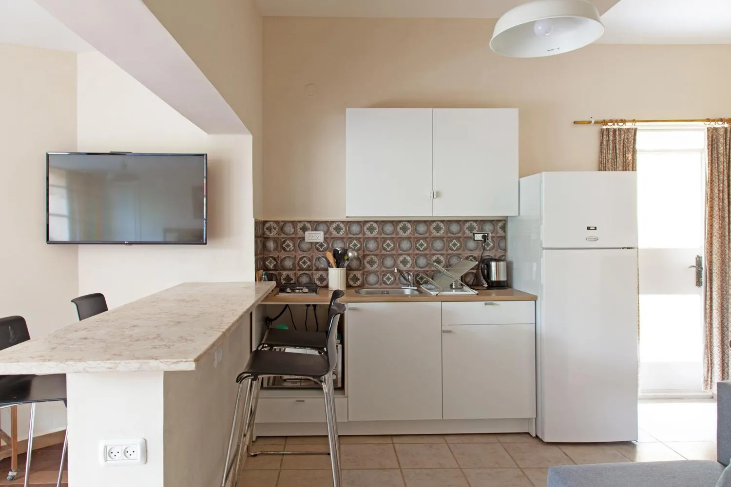 Kitchen or kitchenette in Krivine B&B